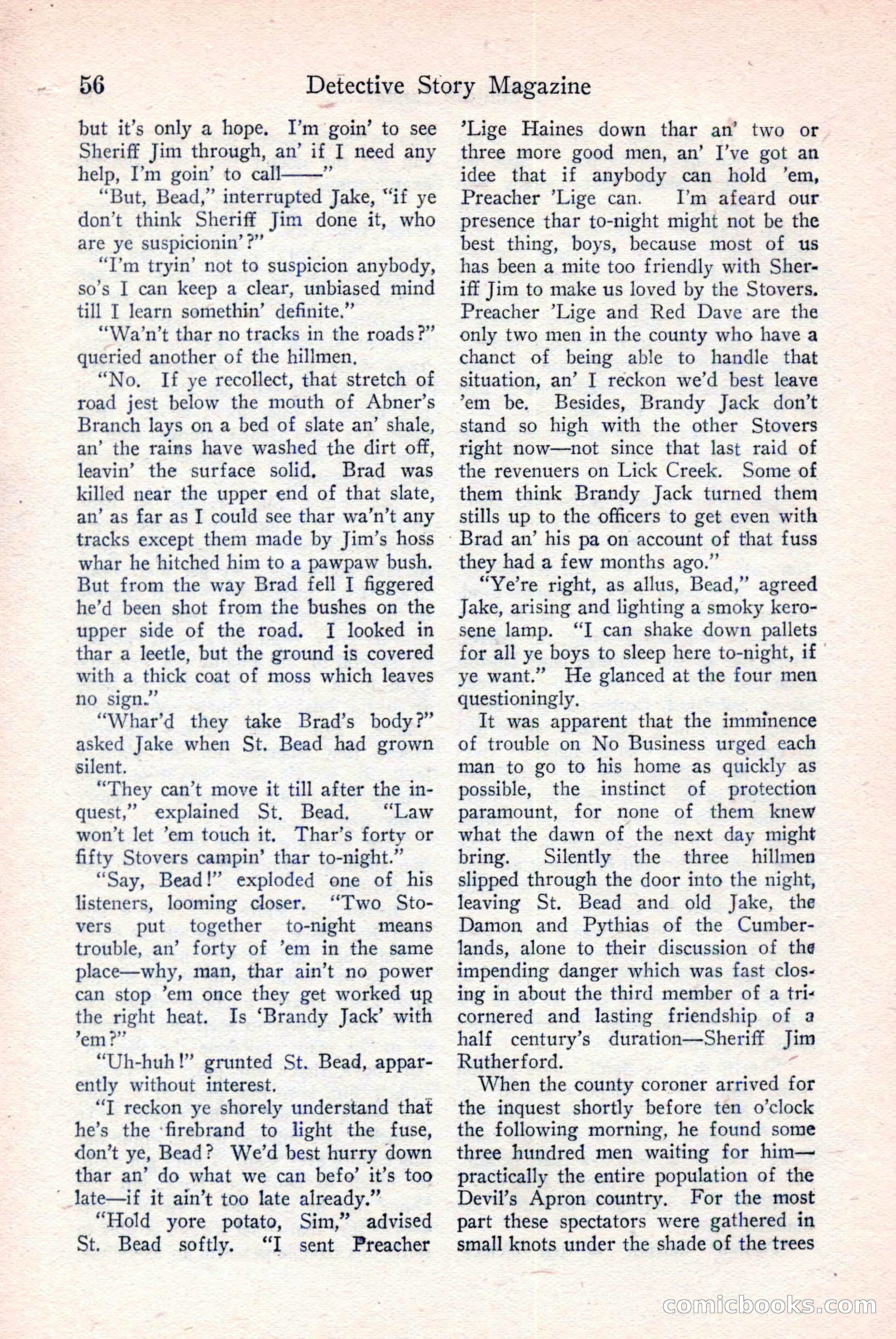 Detective Story Magazine, December 18, 1926 — page 58 of 148