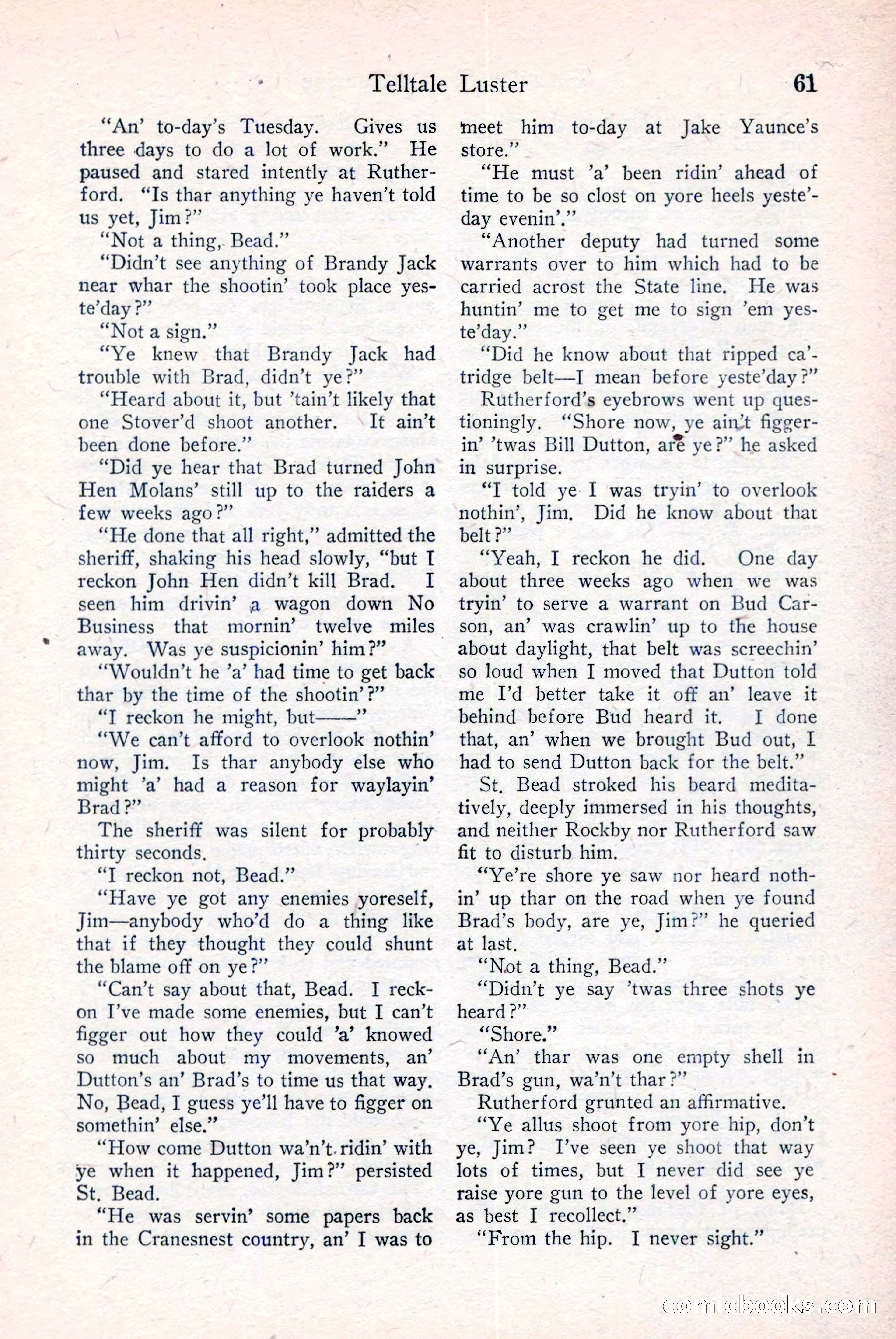 Detective Story Magazine, December 18, 1926 — page 63 of 148
