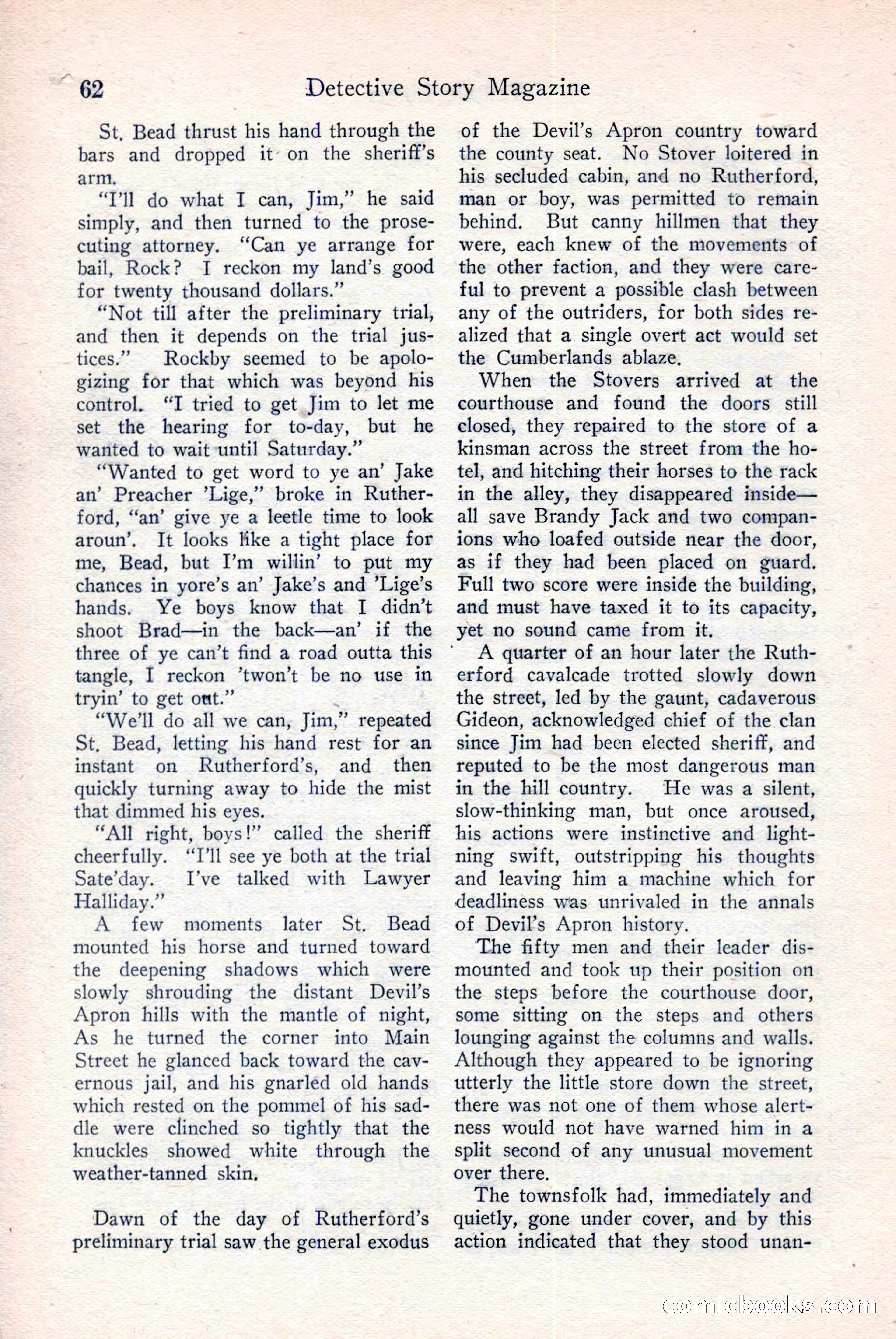 Detective Story Magazine, December 18, 1926 — page 64 of 148