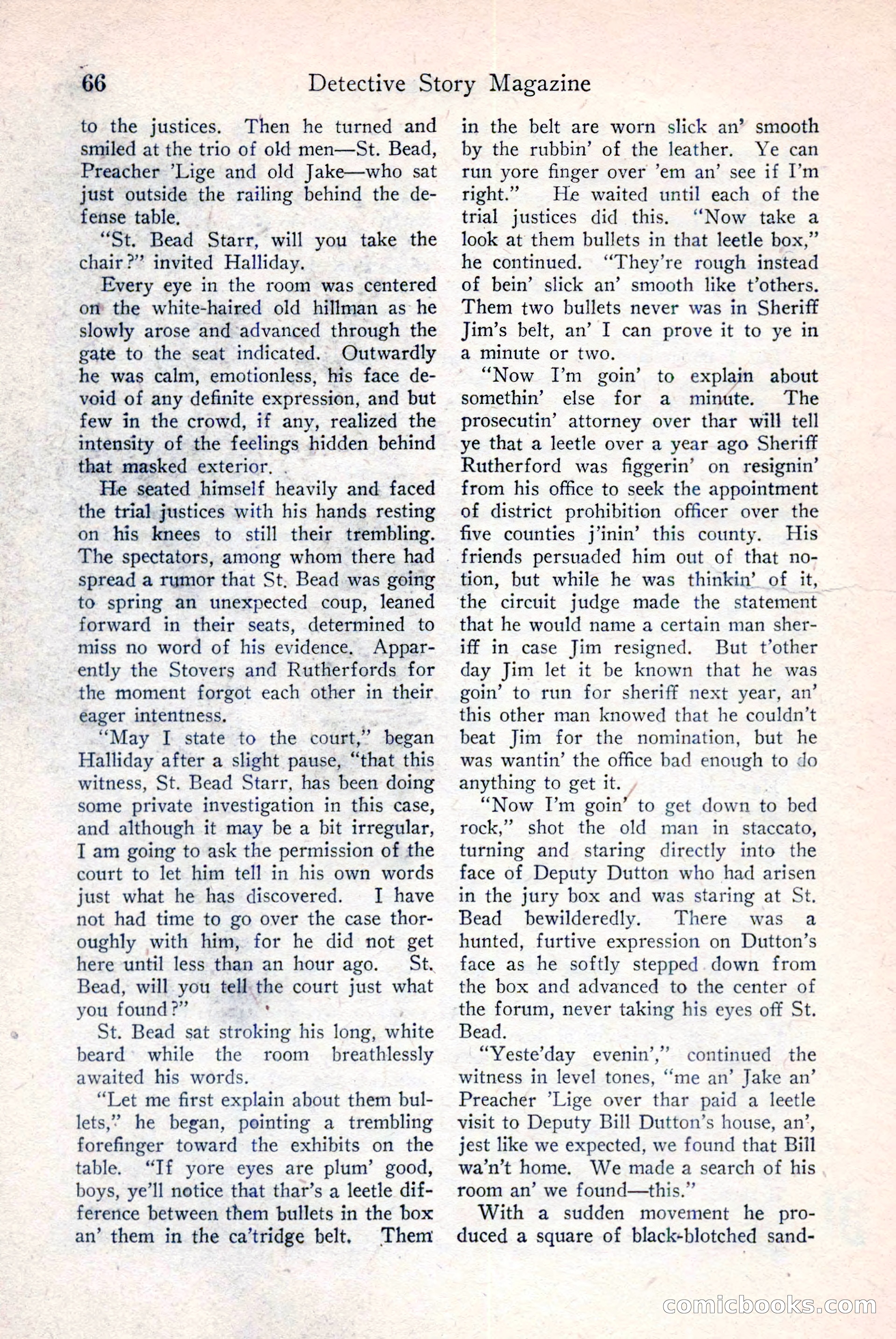 Detective Story Magazine, December 18, 1926 — page 68 of 148