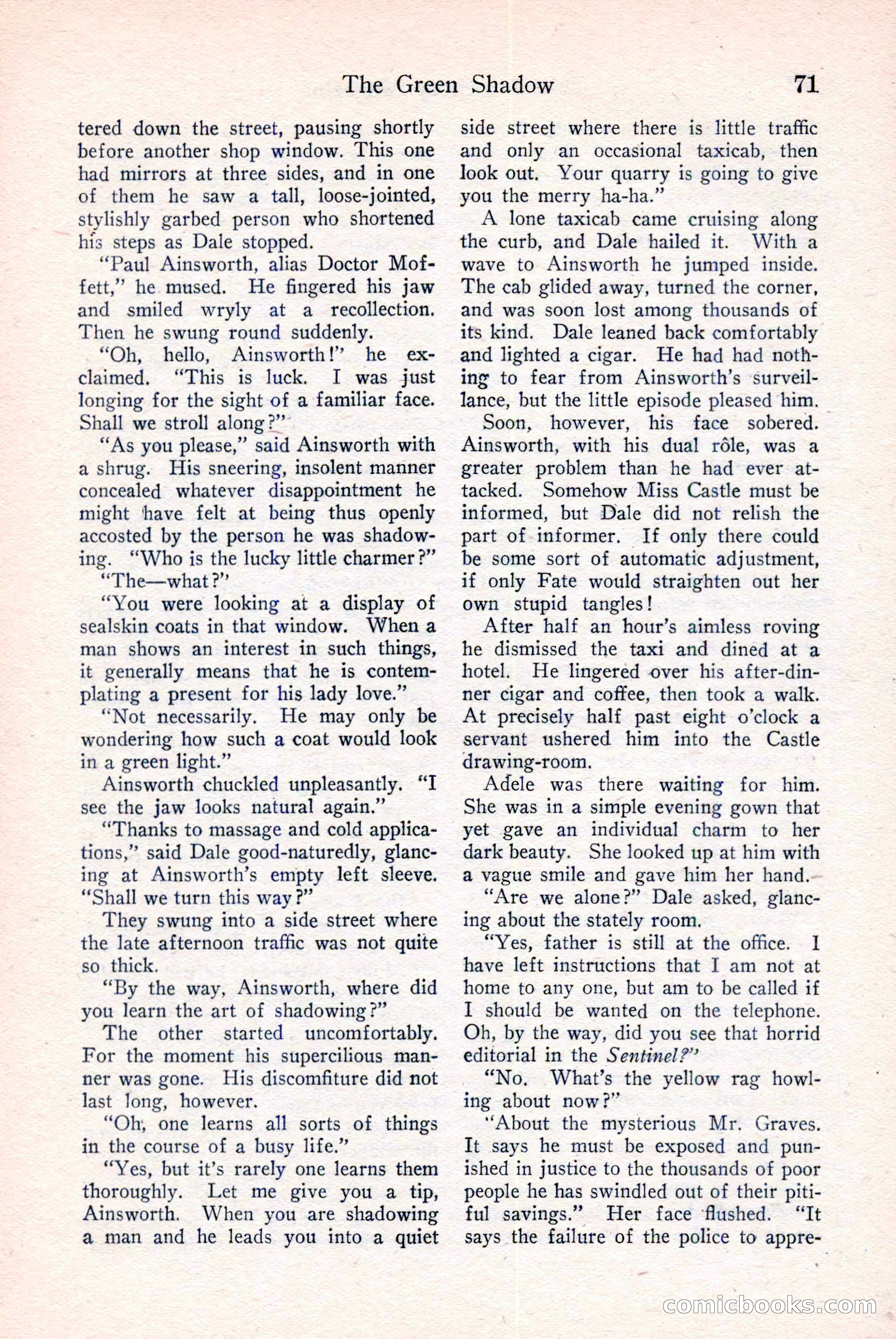 Detective Story Magazine, December 18, 1926 — page 73 of 148