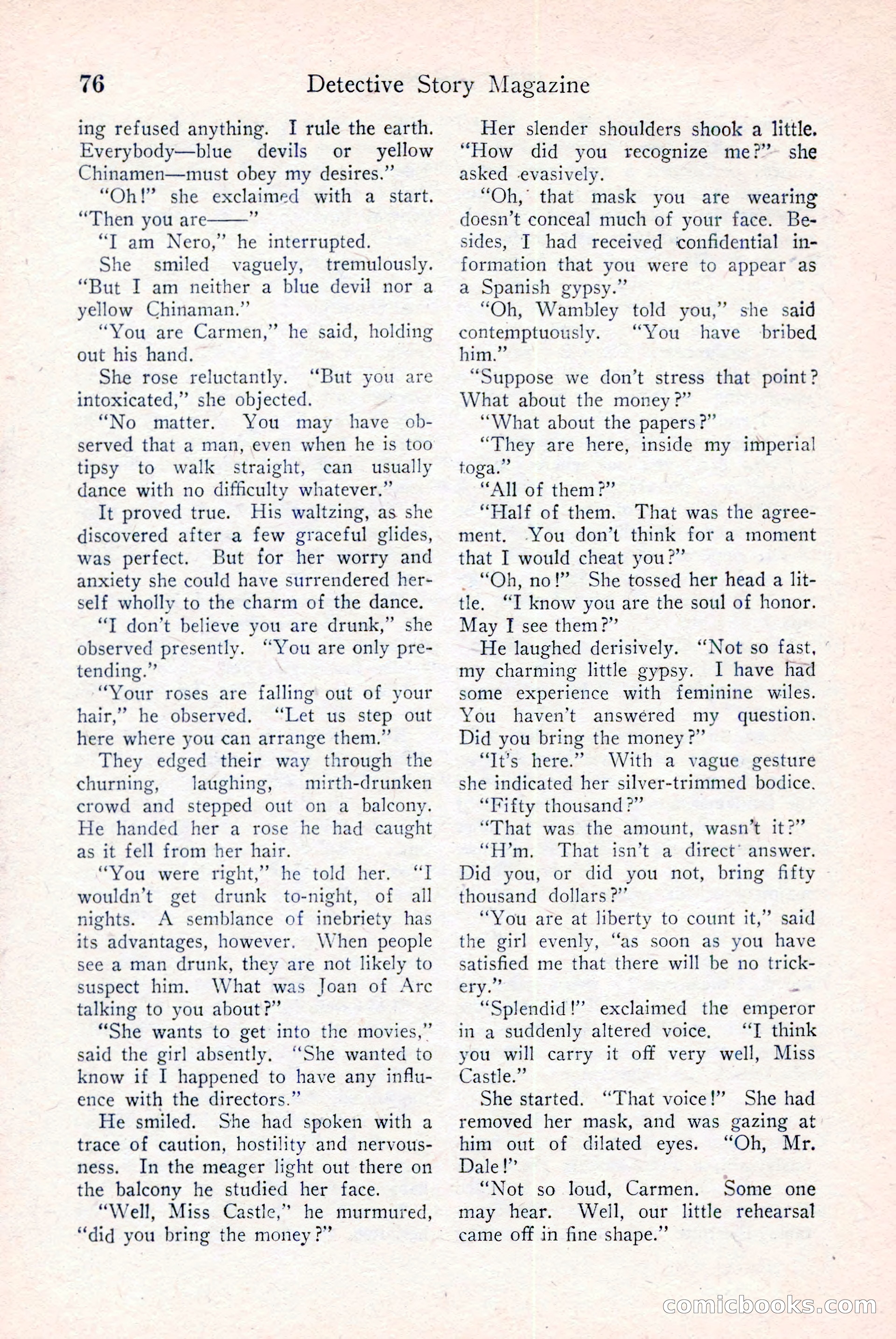 Detective Story Magazine, December 18, 1926 — page 78 of 148