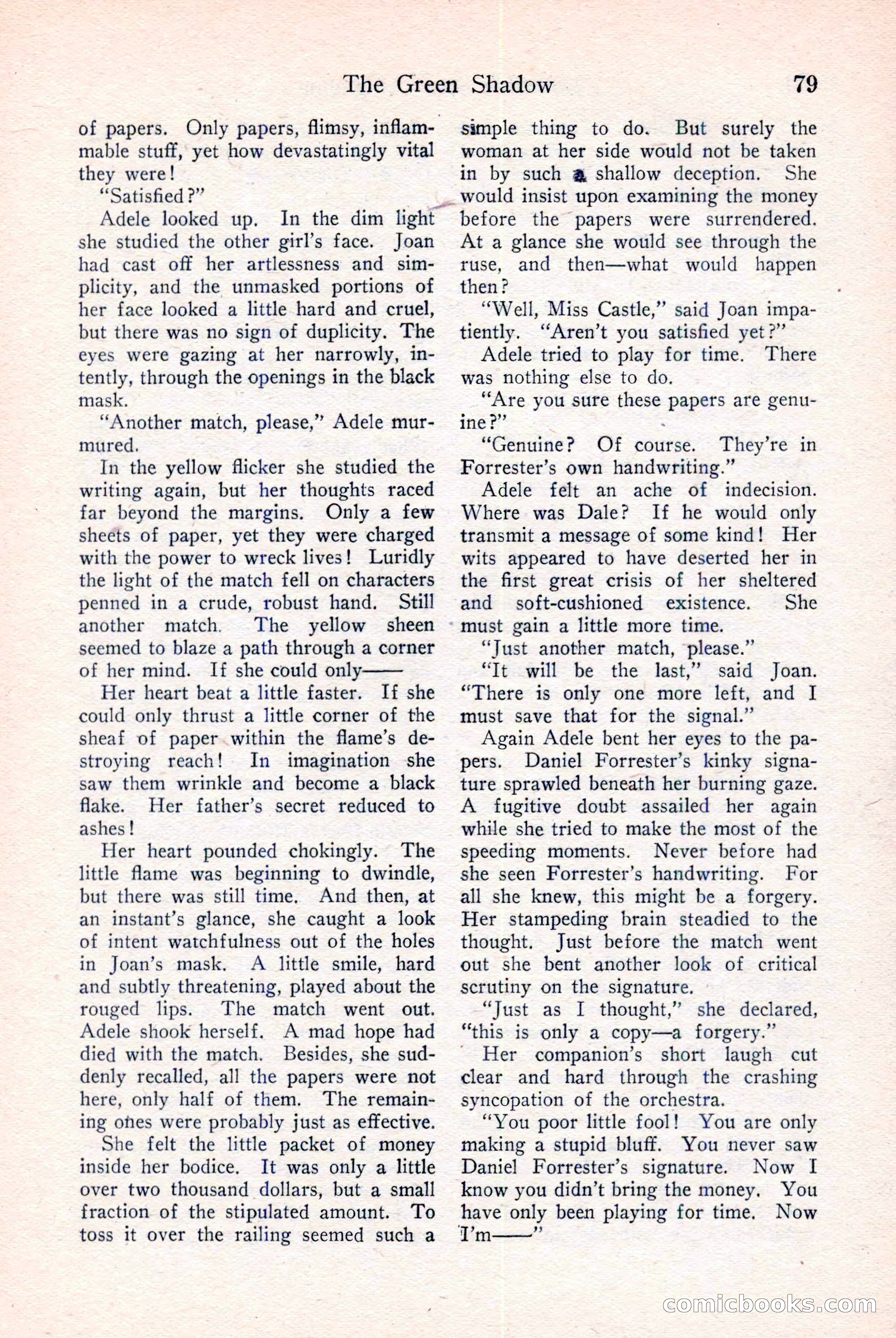 Detective Story Magazine, December 18, 1926 — page 81 of 148