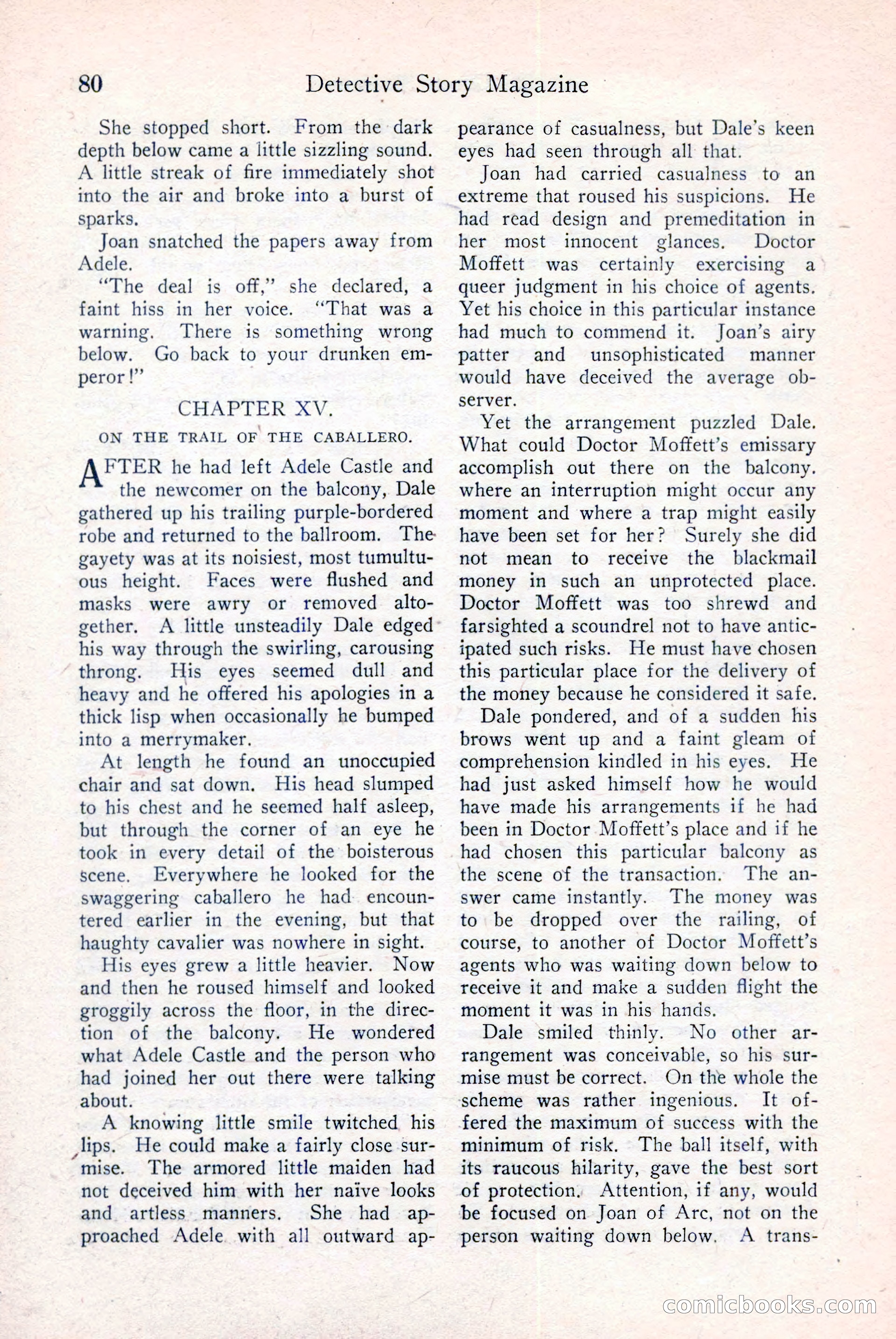 Detective Story Magazine, December 18, 1926 — page 82 of 148