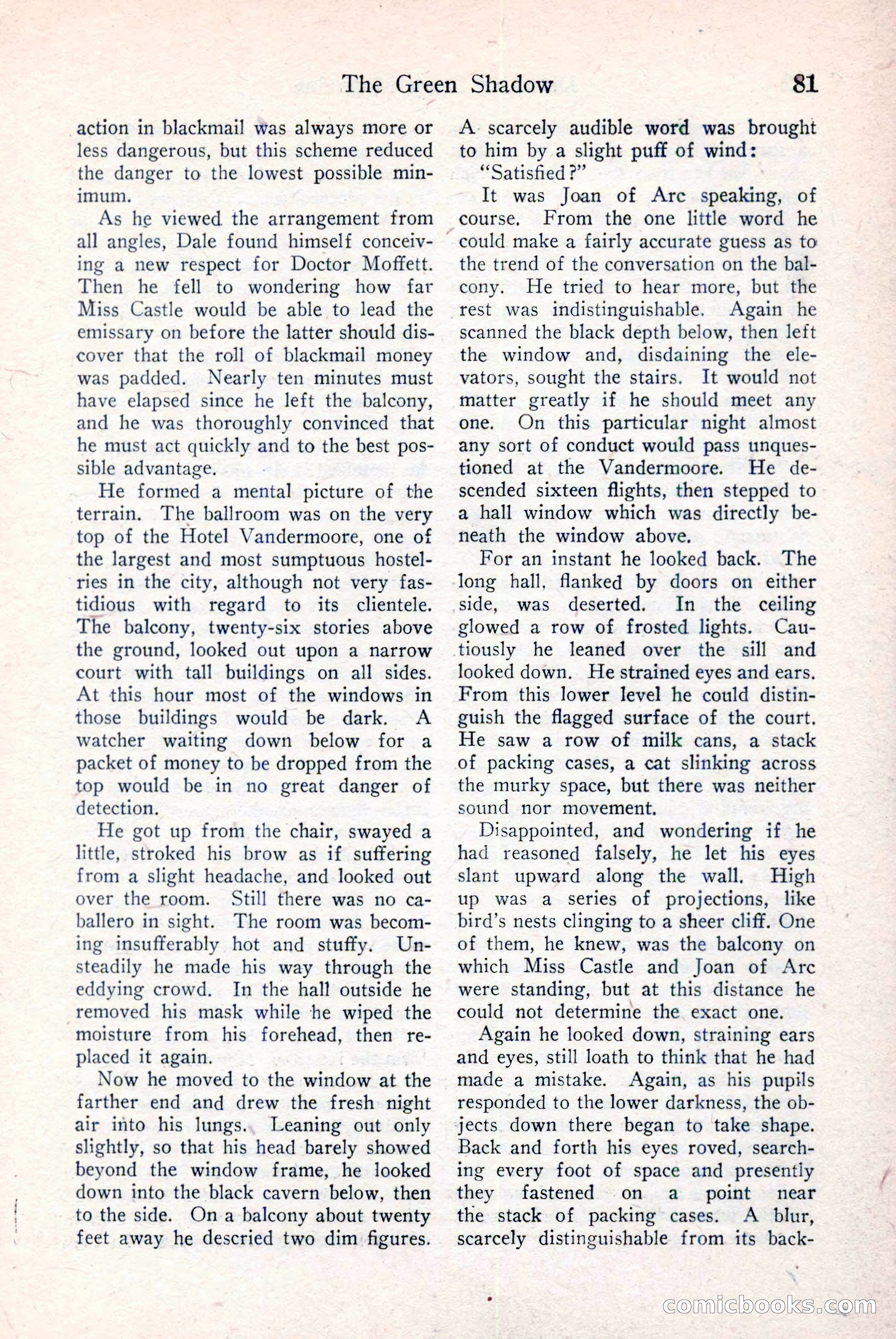 Detective Story Magazine, December 18, 1926 — page 83 of 148
