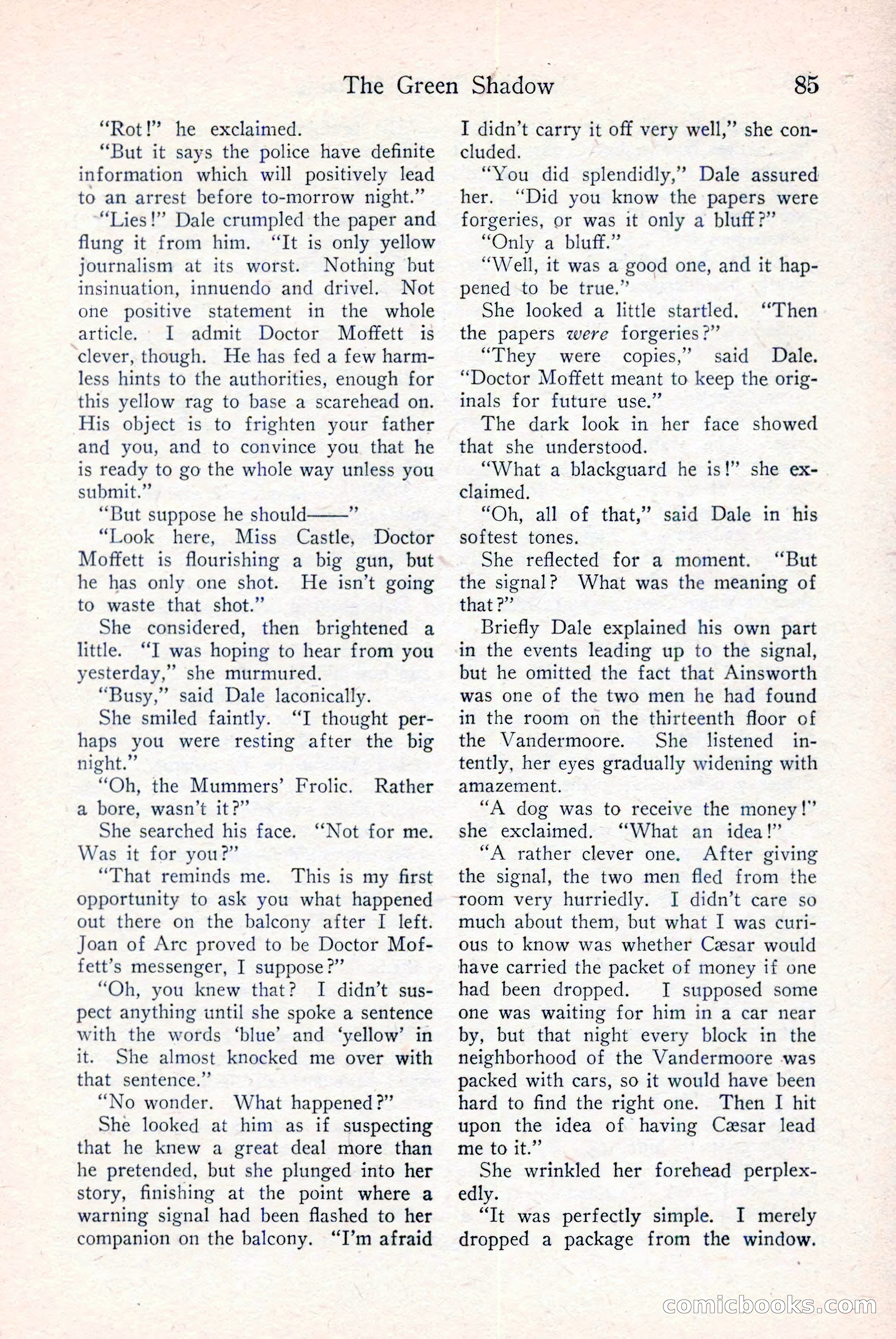 Detective Story Magazine, December 18, 1926 — page 87 of 148