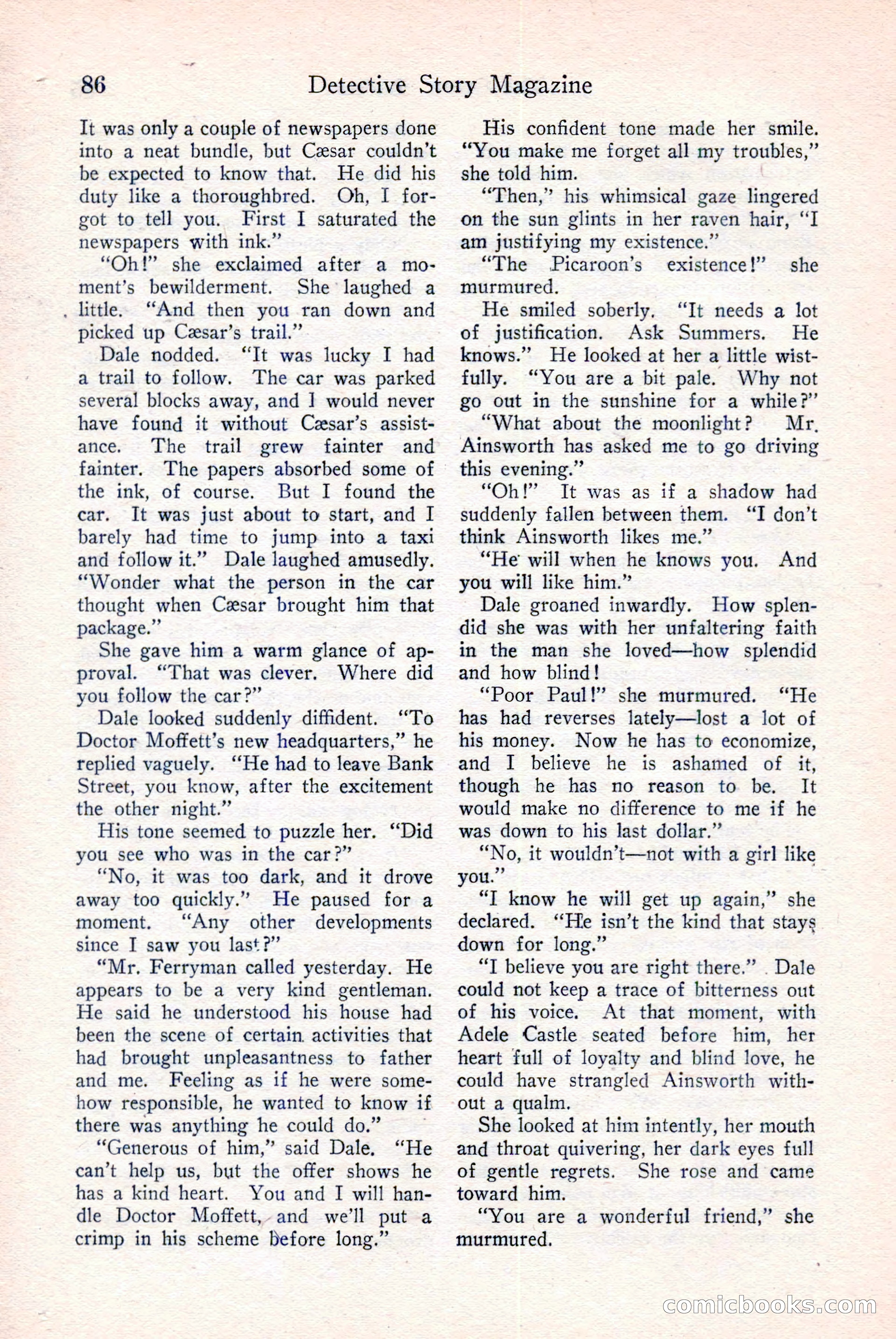 Detective Story Magazine, December 18, 1926 — page 88 of 148