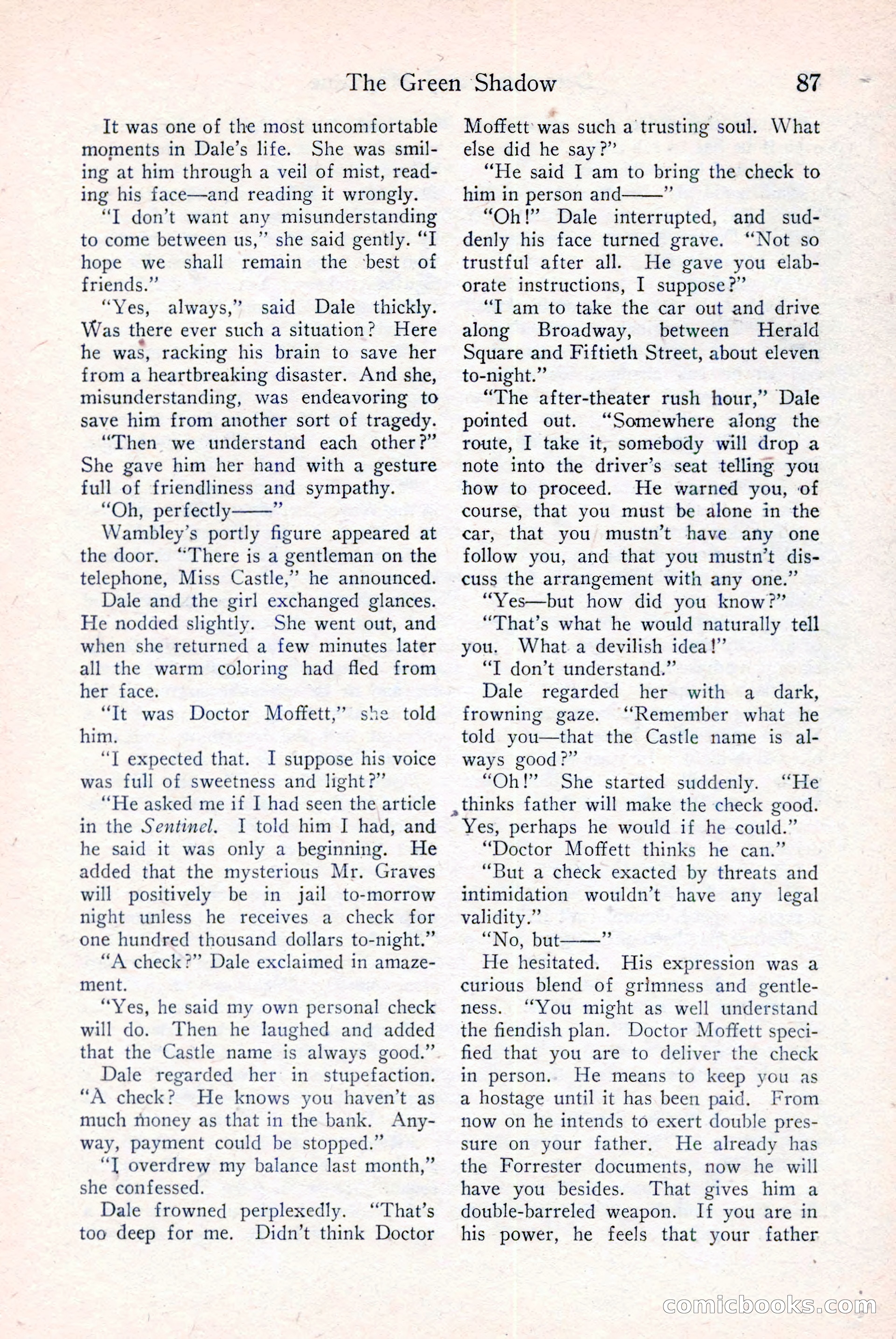 Detective Story Magazine, December 18, 1926 — page 89 of 148