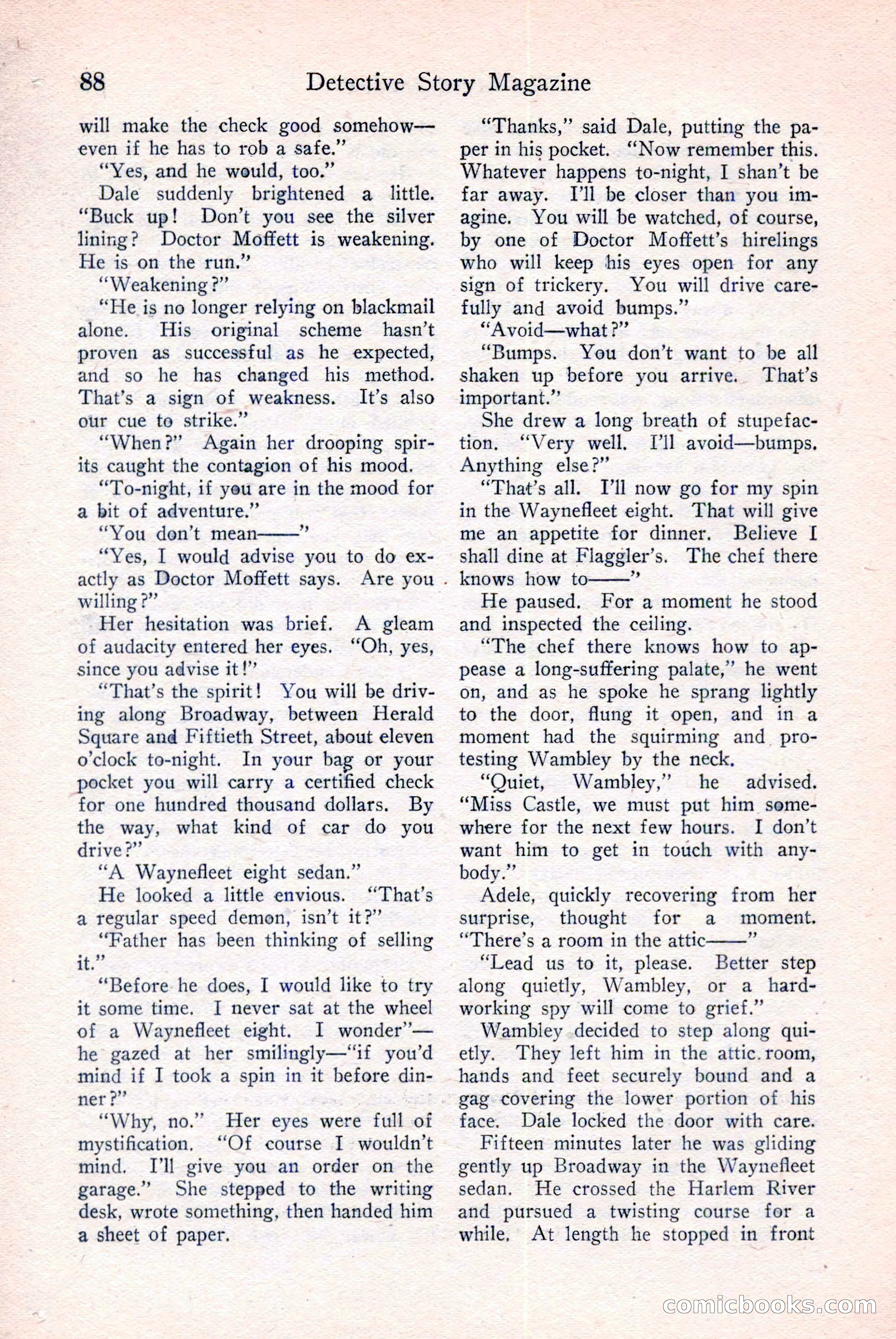 Detective Story Magazine, December 18, 1926 — page 90 of 148