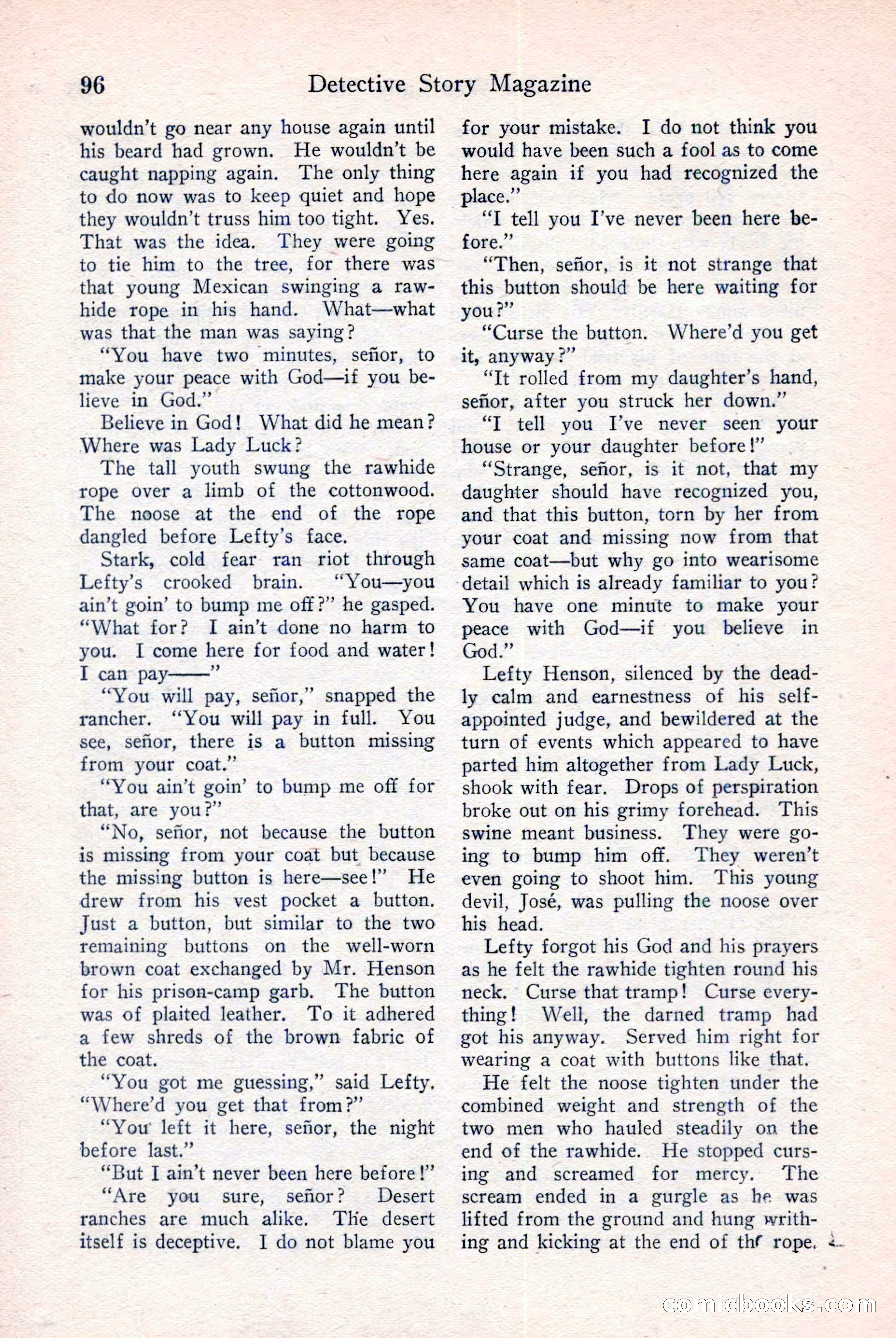 Detective Story Magazine, December 18, 1926 — page 98 of 148