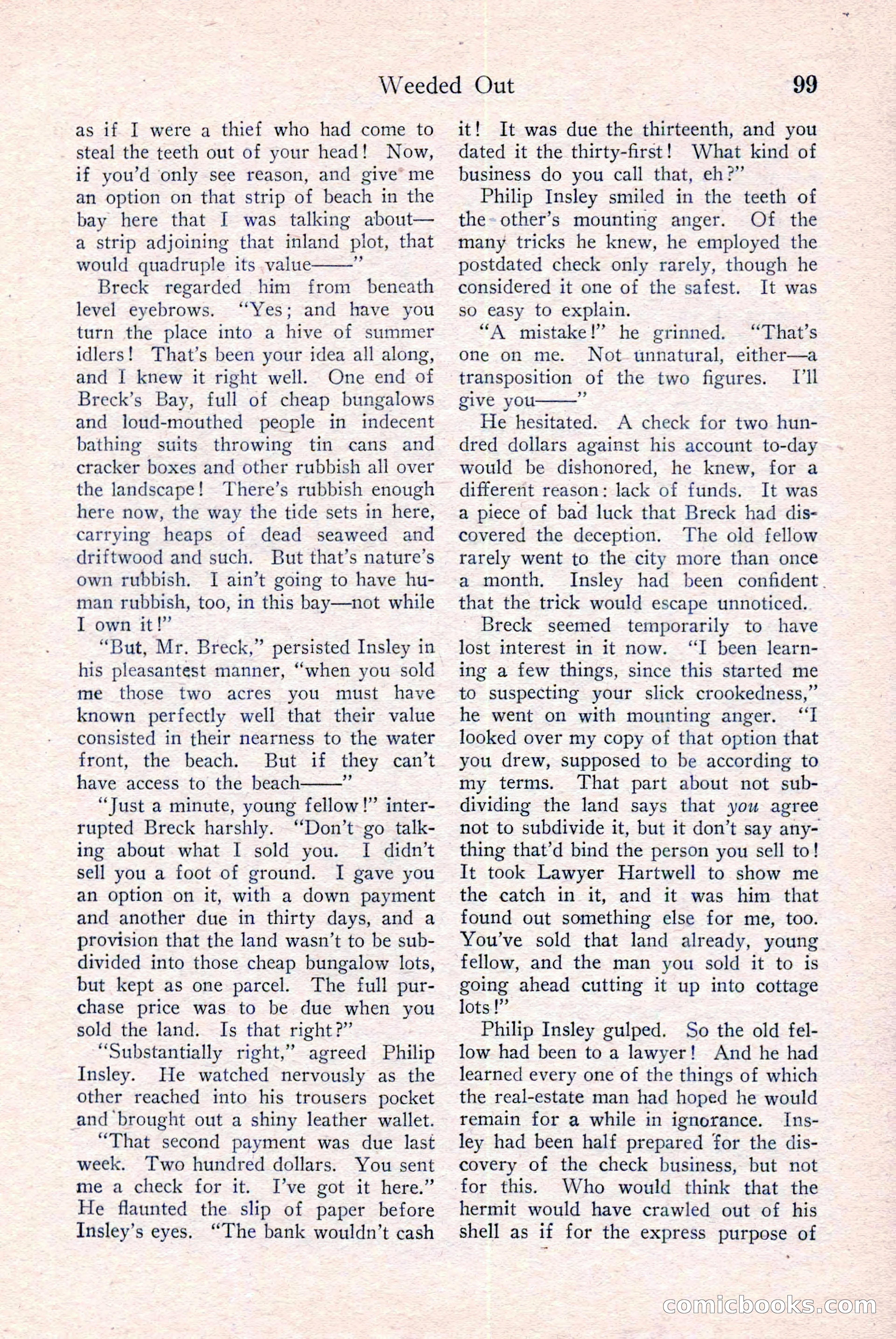 Detective Story Magazine, December 18, 1926 — page 101 of 148