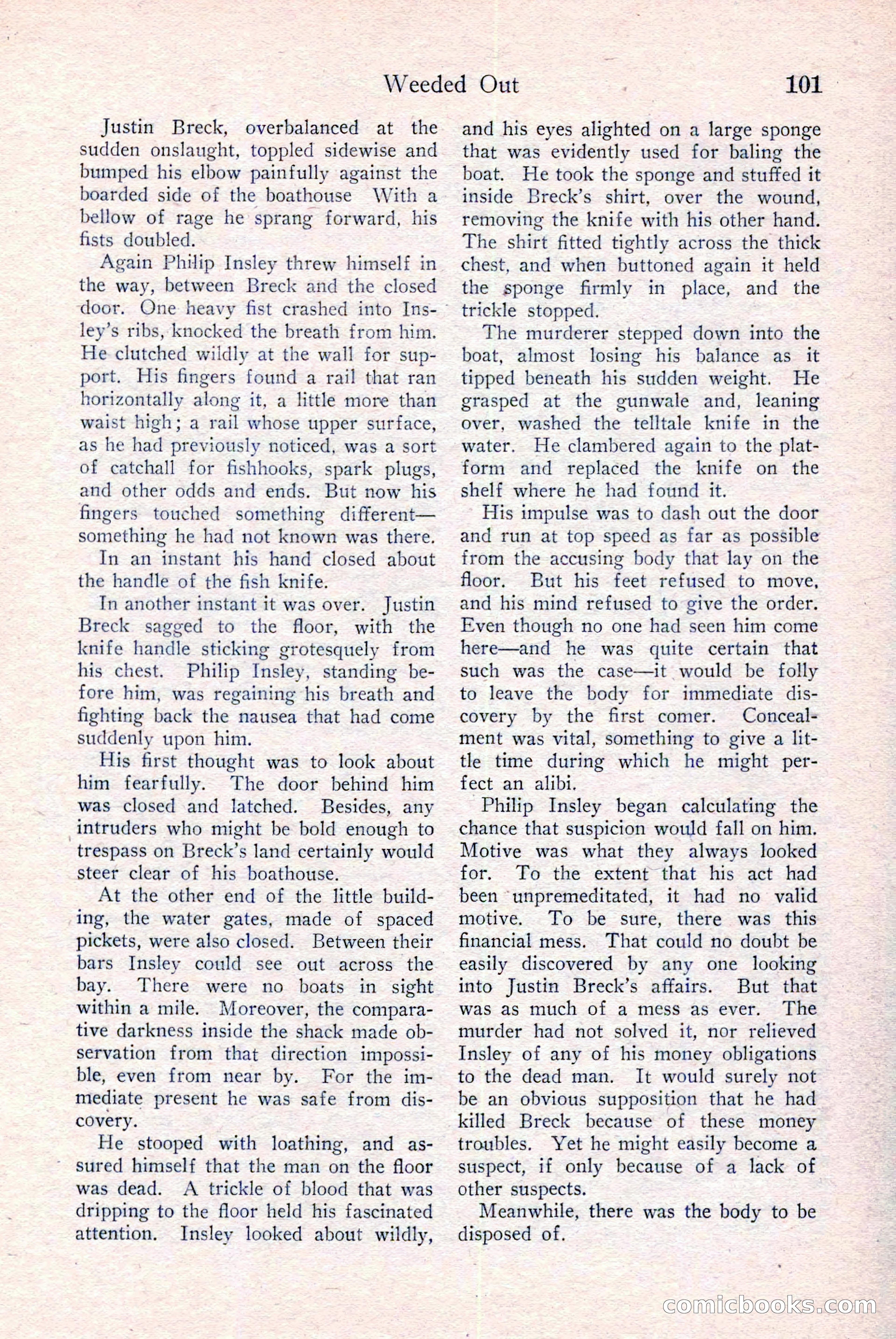 Detective Story Magazine, December 18, 1926 — page 103 of 148