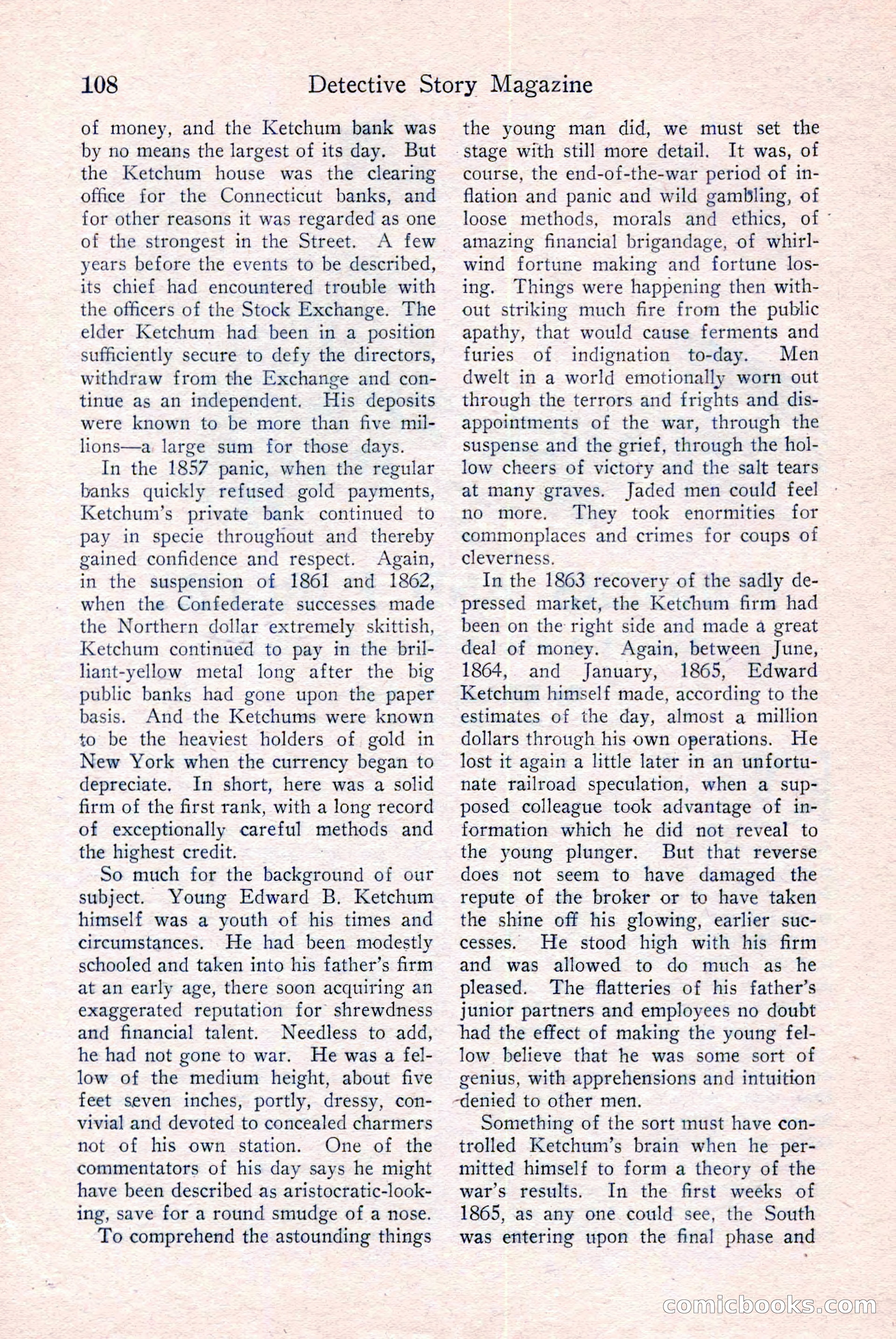 Detective Story Magazine, December 18, 1926 — page 110 of 148