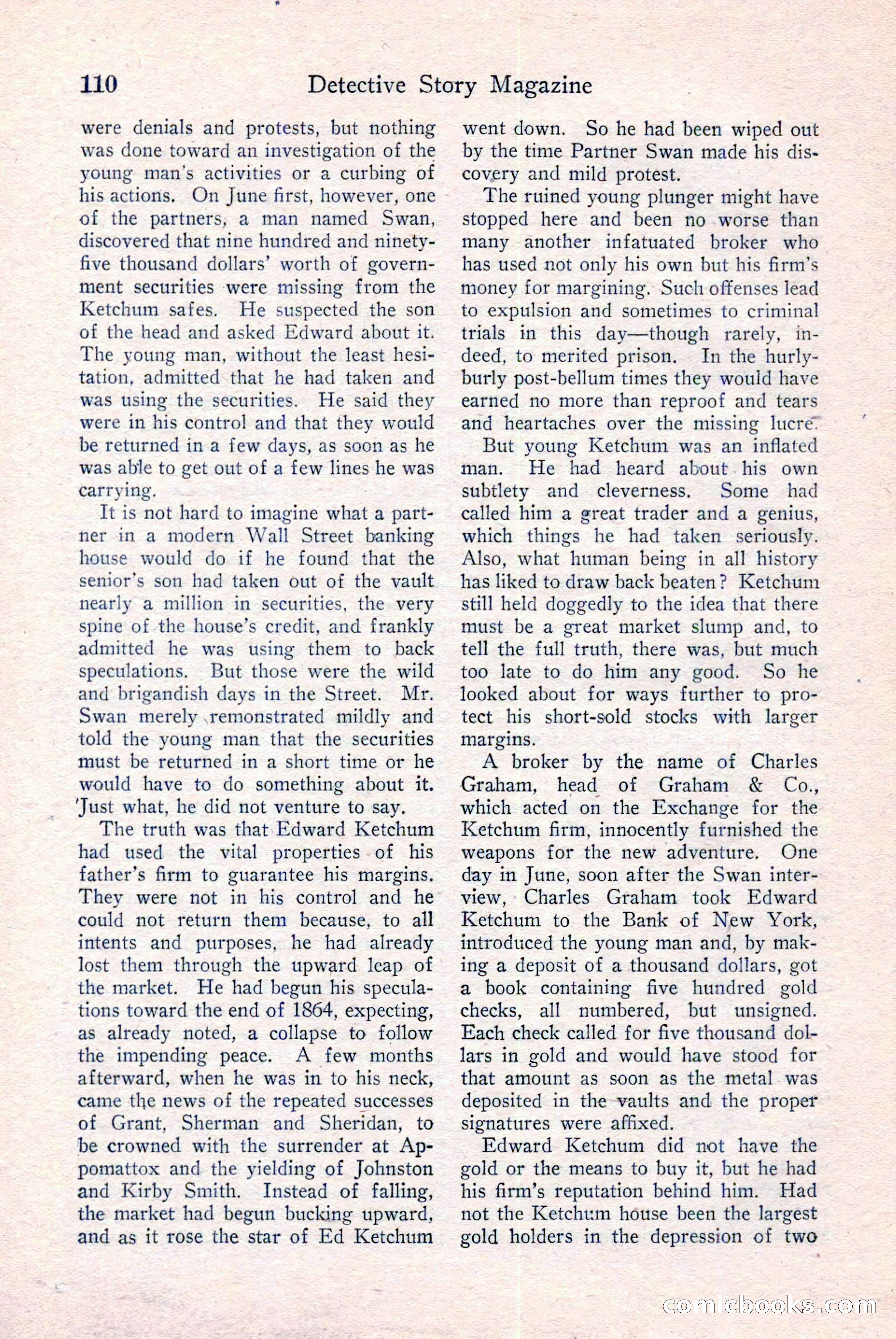 Detective Story Magazine, December 18, 1926 — page 112 of 148
