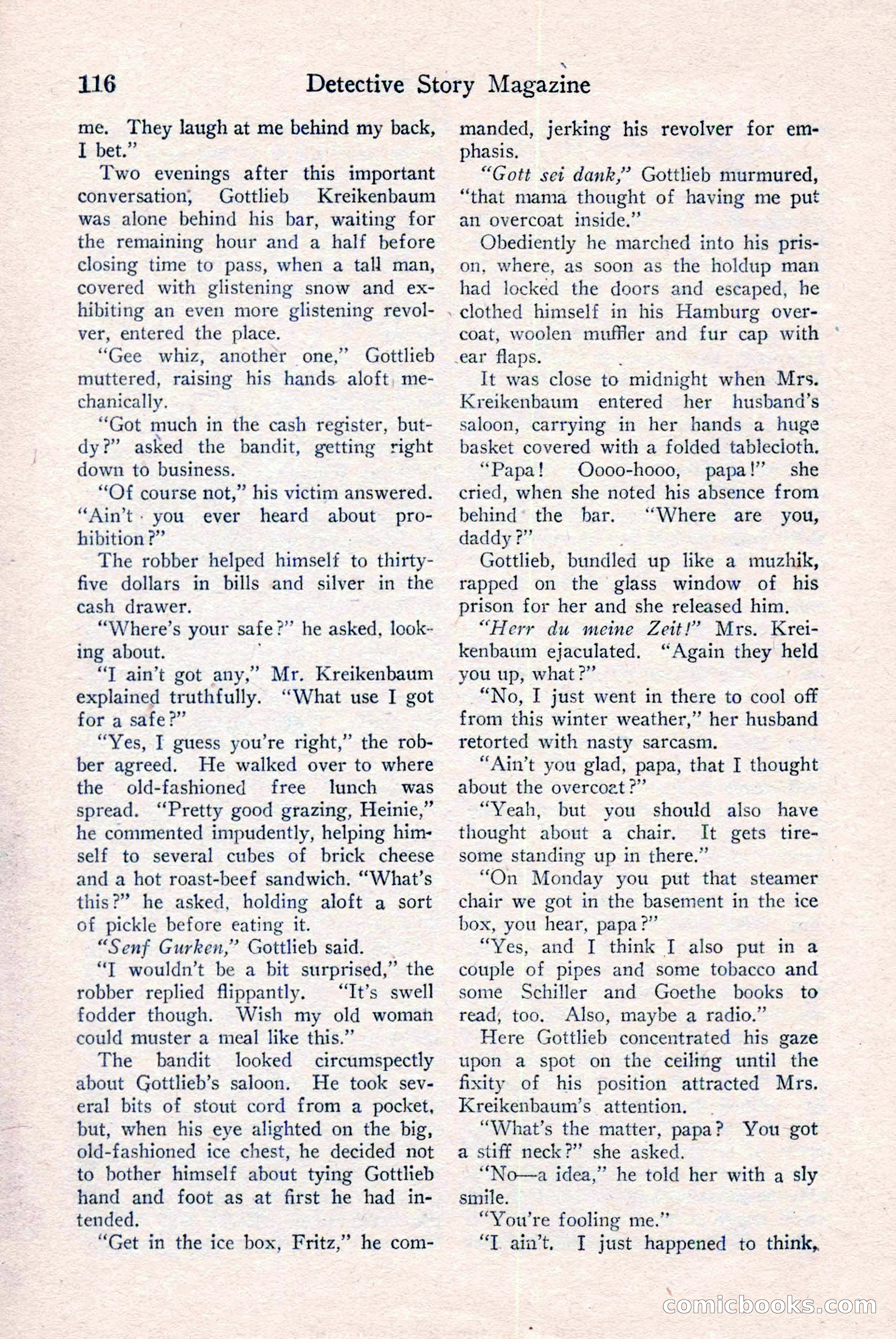 Detective Story Magazine, December 18, 1926 — page 118 of 148