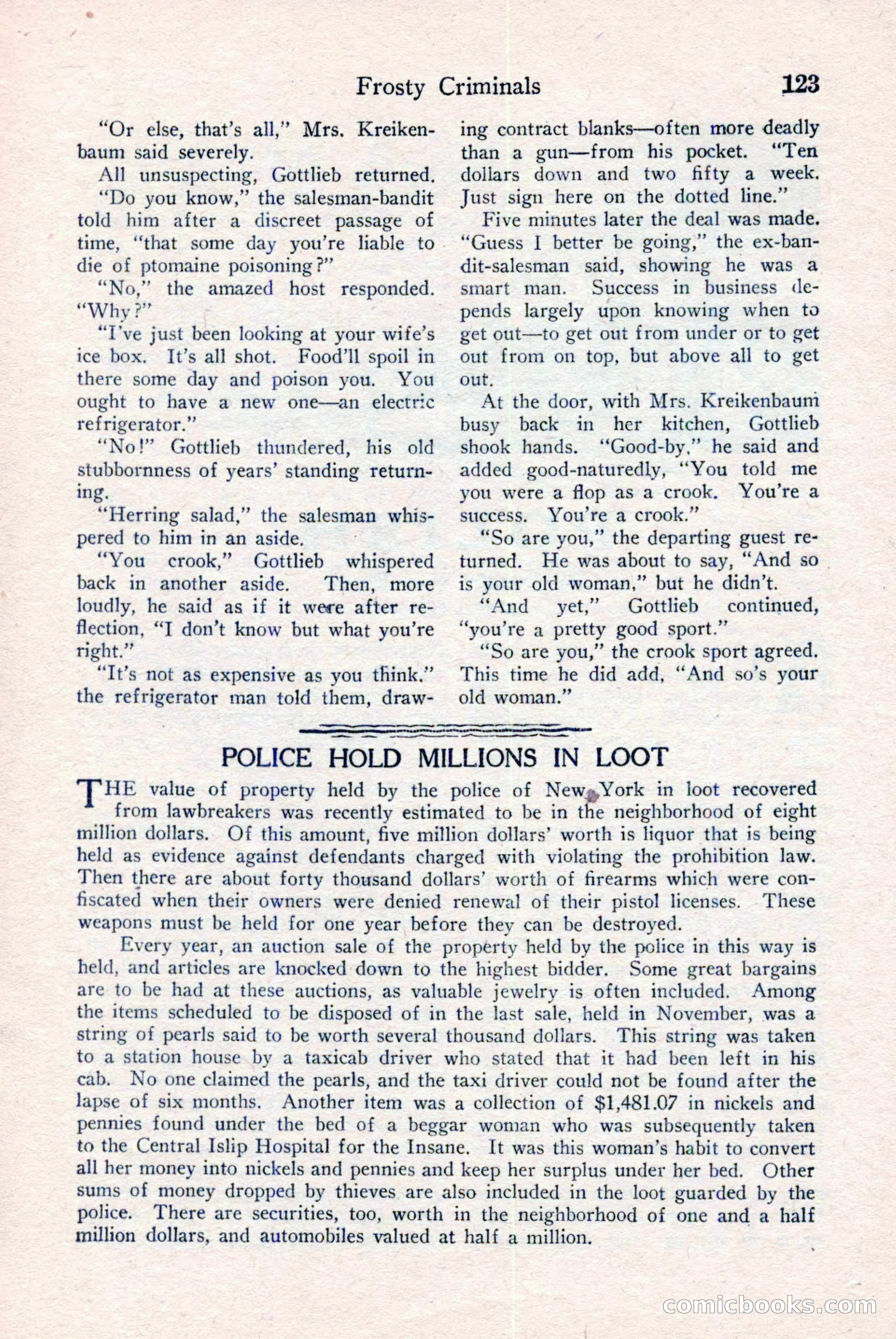 Detective Story Magazine, December 18, 1926 — page 125 of 148