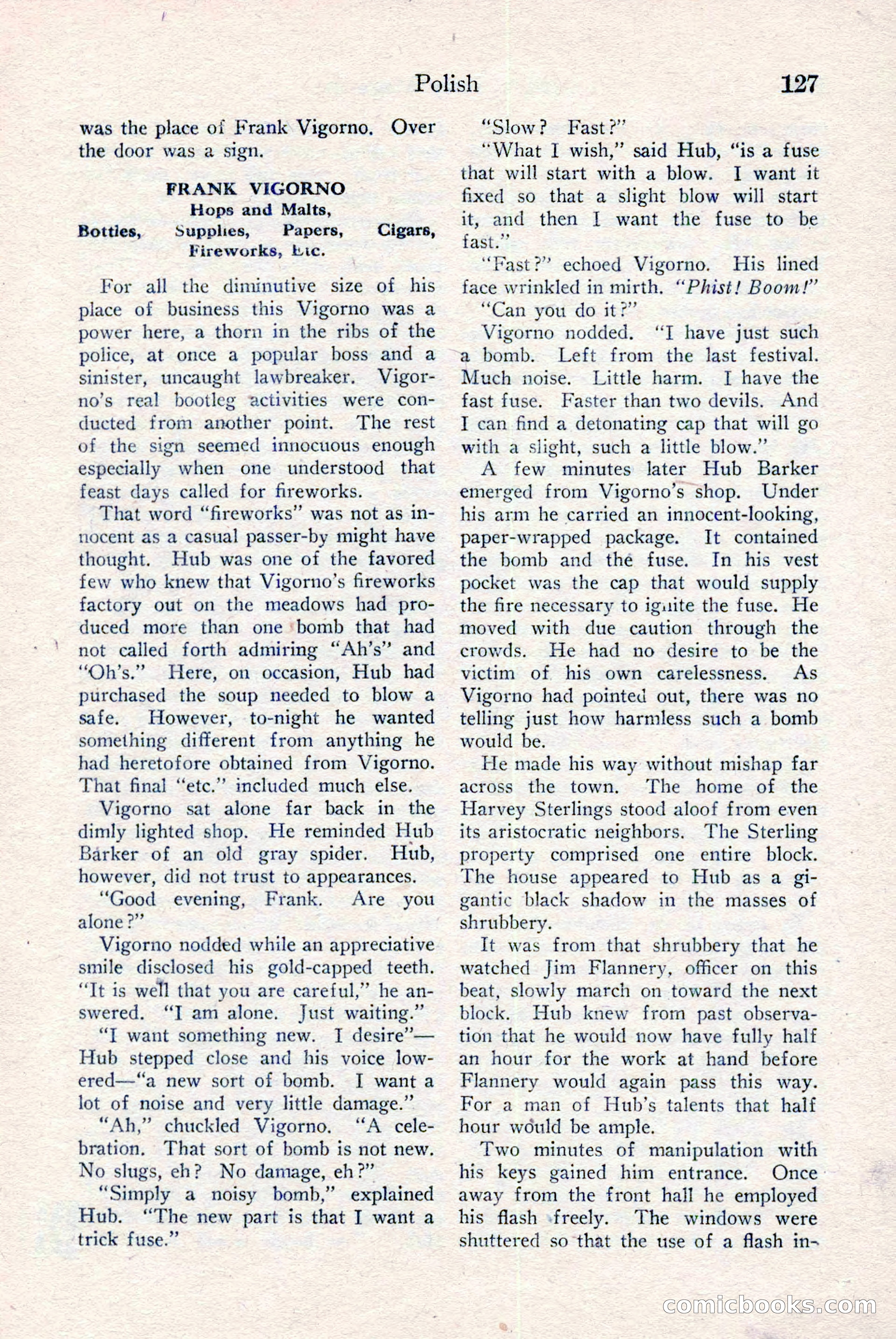 Detective Story Magazine, December 18, 1926 — page 129 of 148