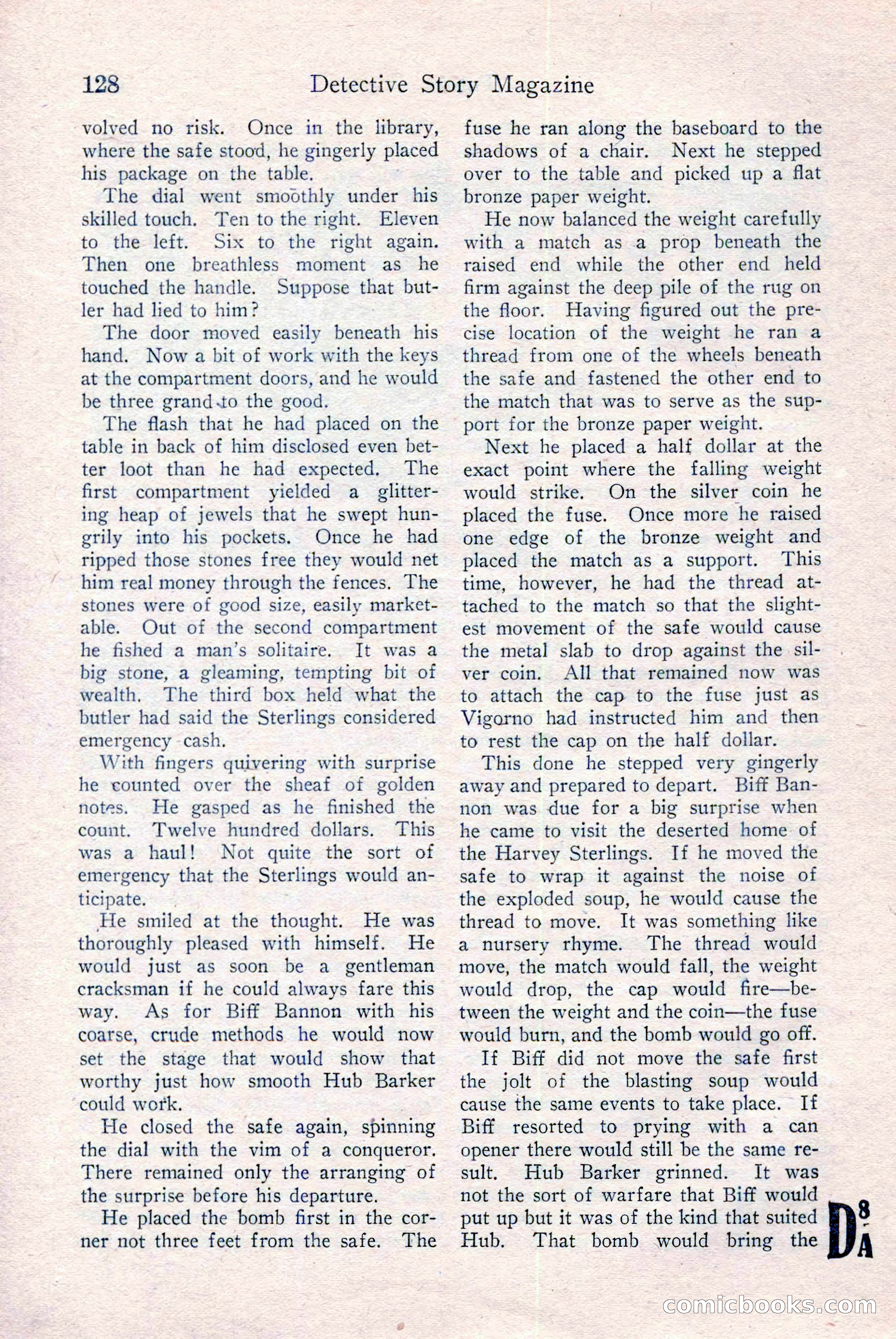 Detective Story Magazine, December 18, 1926 — page 130 of 148