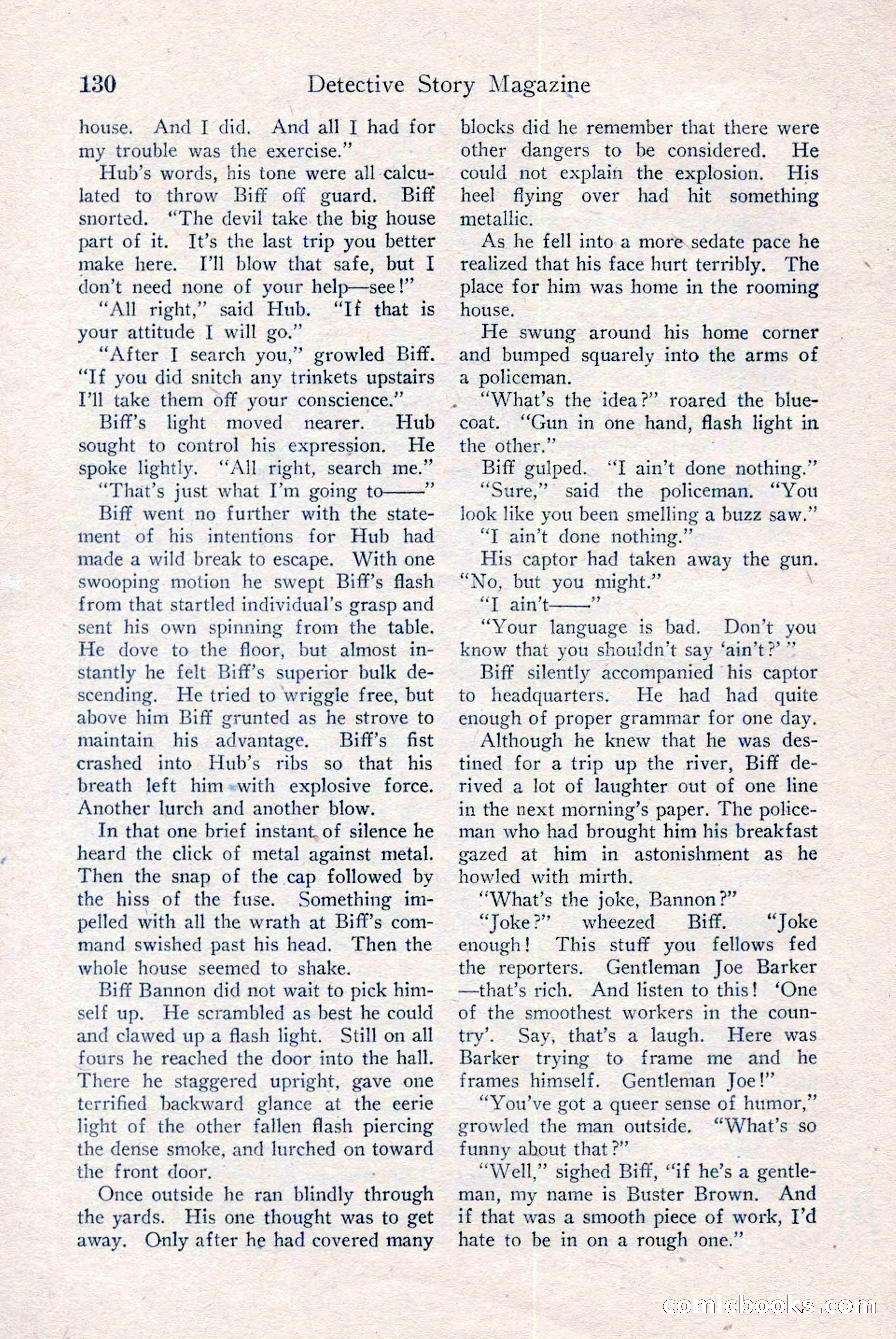 Detective Story Magazine, December 18, 1926 — page 132 of 148
