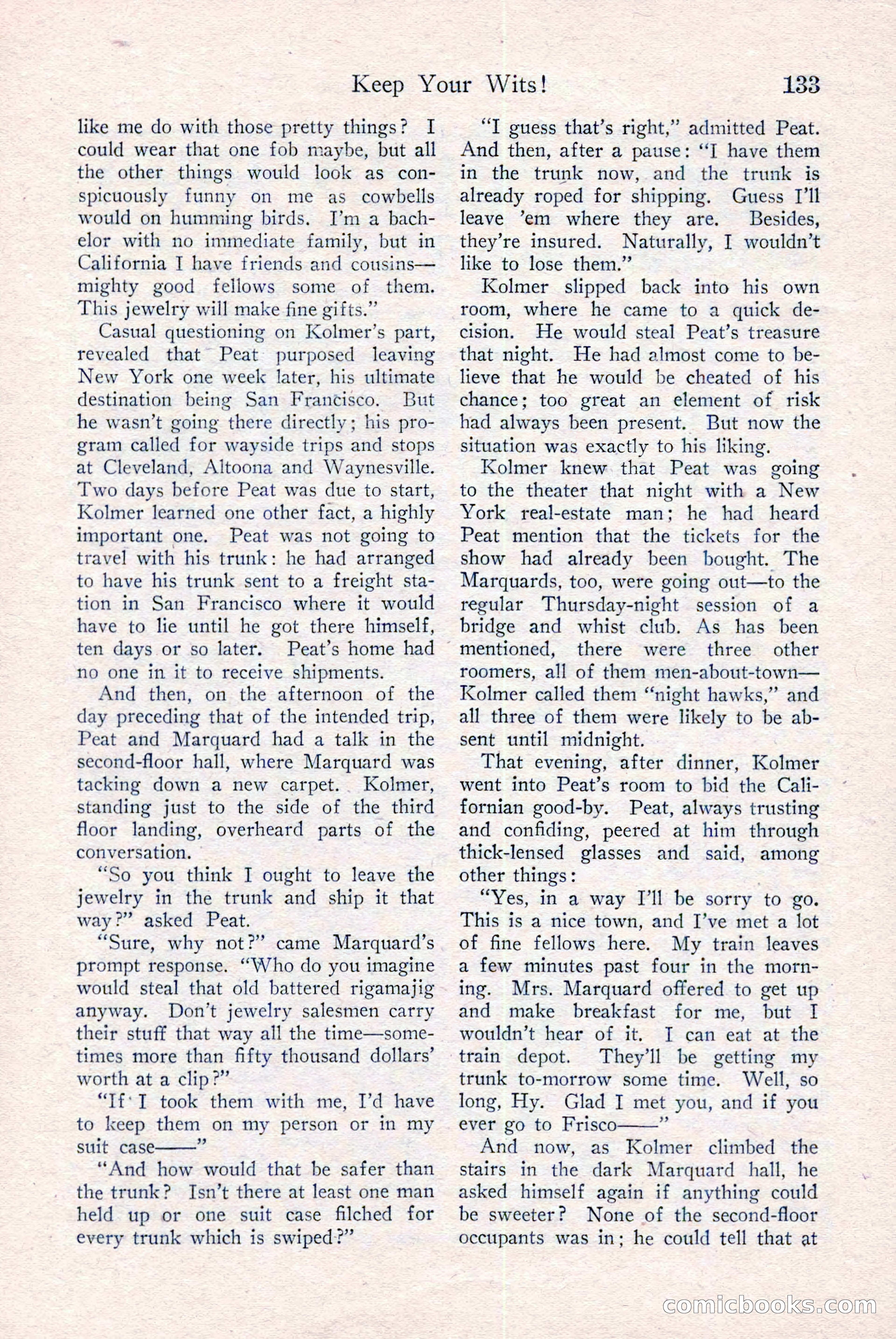 Detective Story Magazine, December 18, 1926 — page 135 of 148