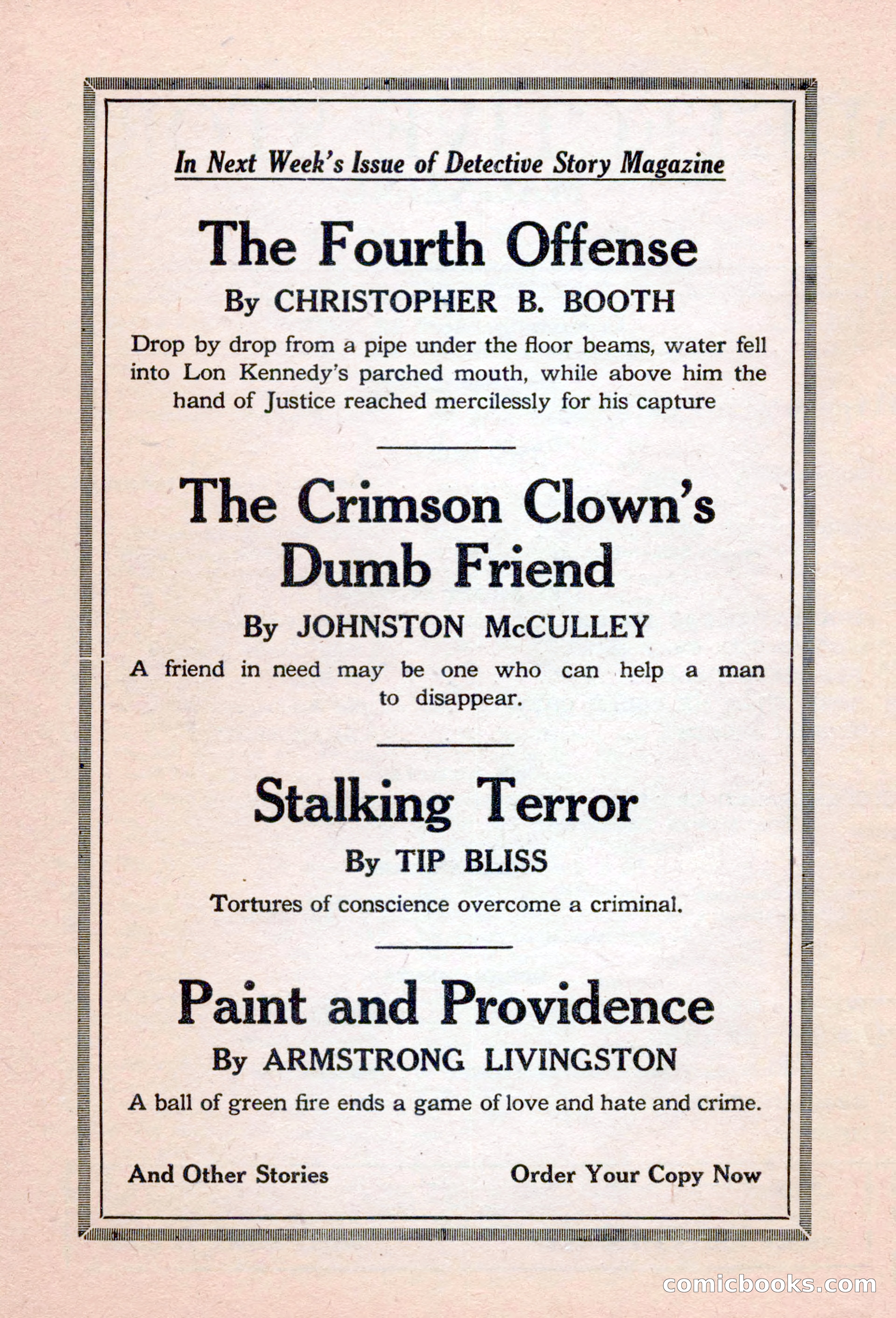 Detective Story Magazine, April 16, 1927 — page 4 of 148