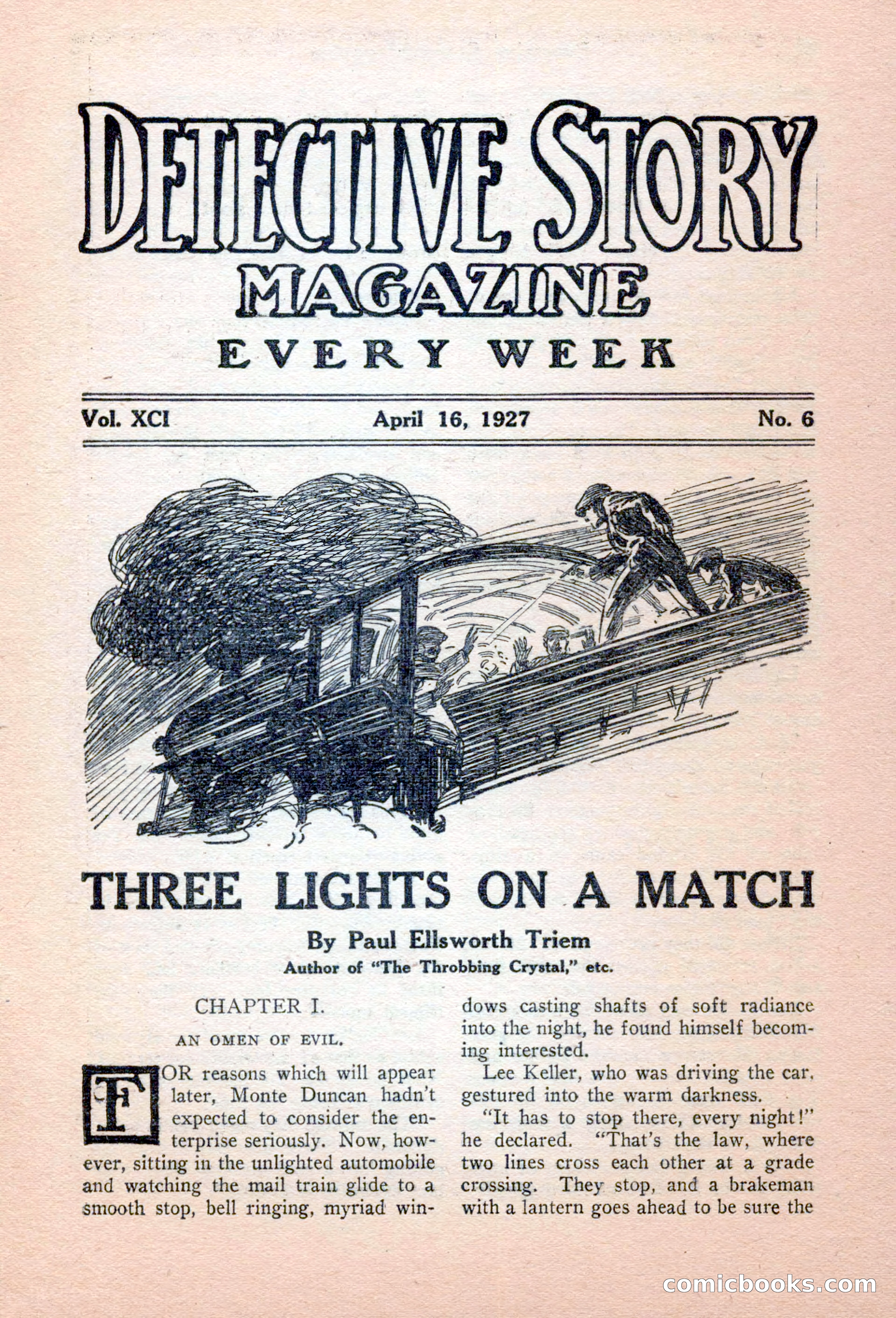 Detective Story Magazine, April 16, 1927 — page 5 of 148
