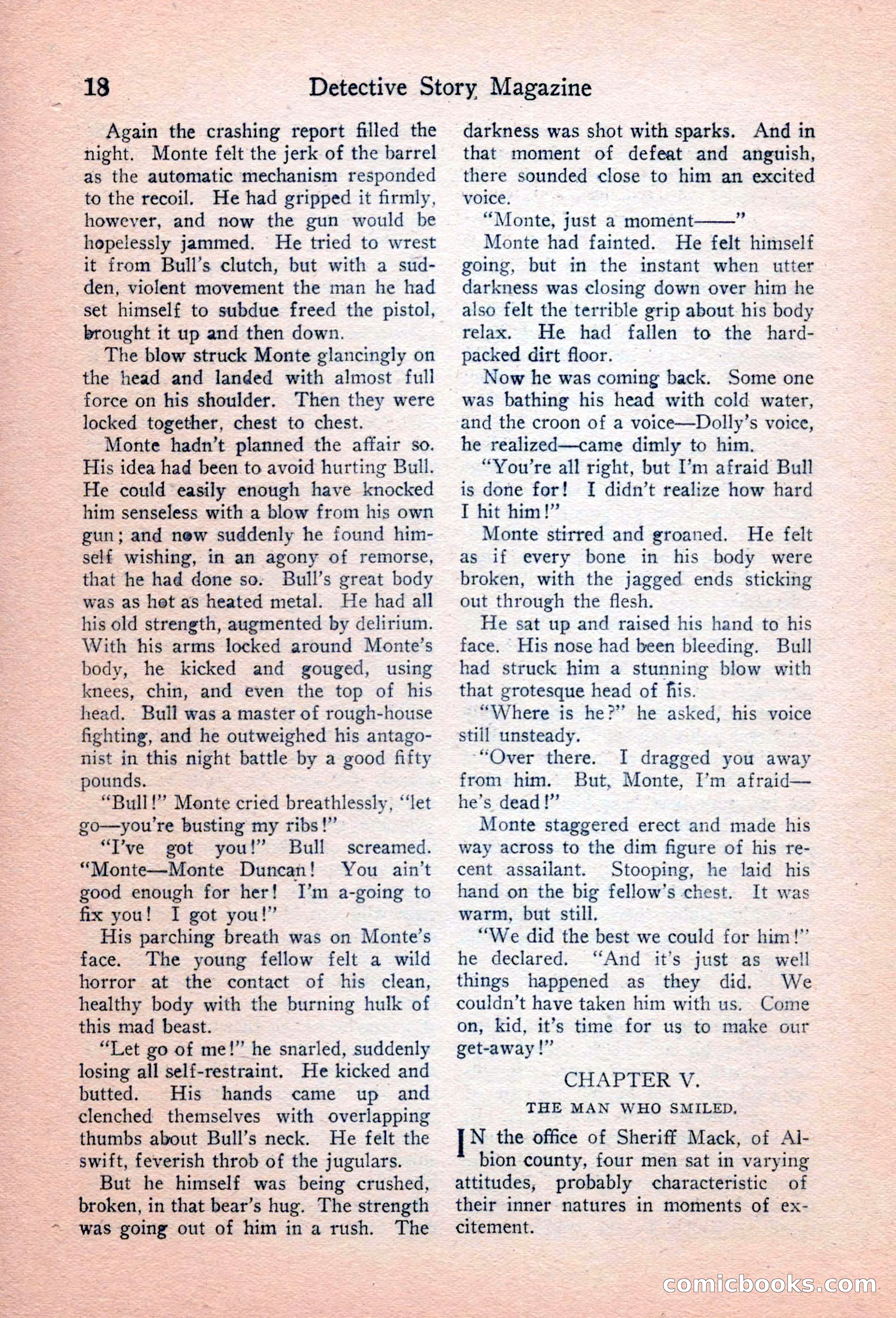 Detective Story Magazine, April 16, 1927 — page 20 of 148