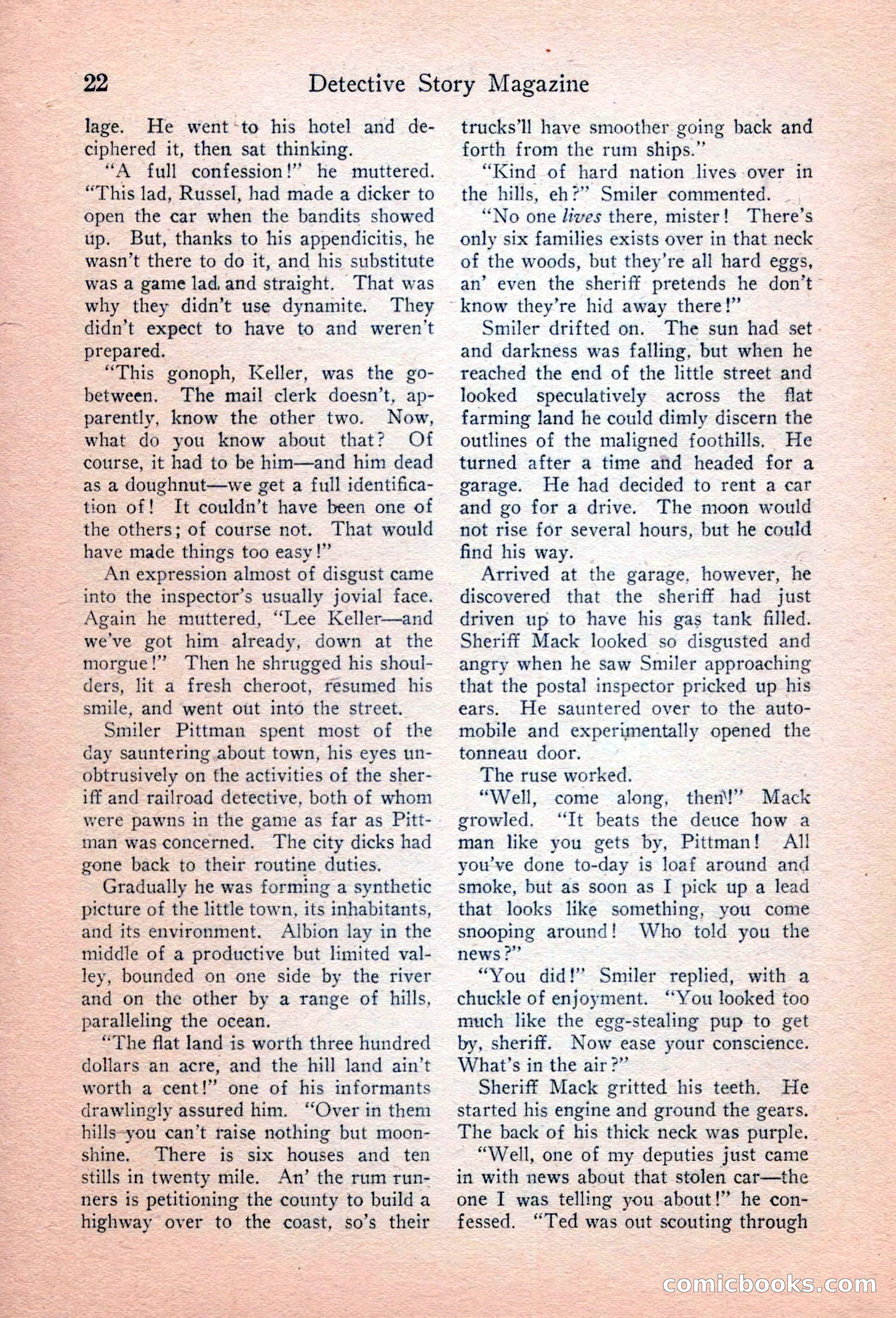 Detective Story Magazine, April 16, 1927 — page 24 of 148