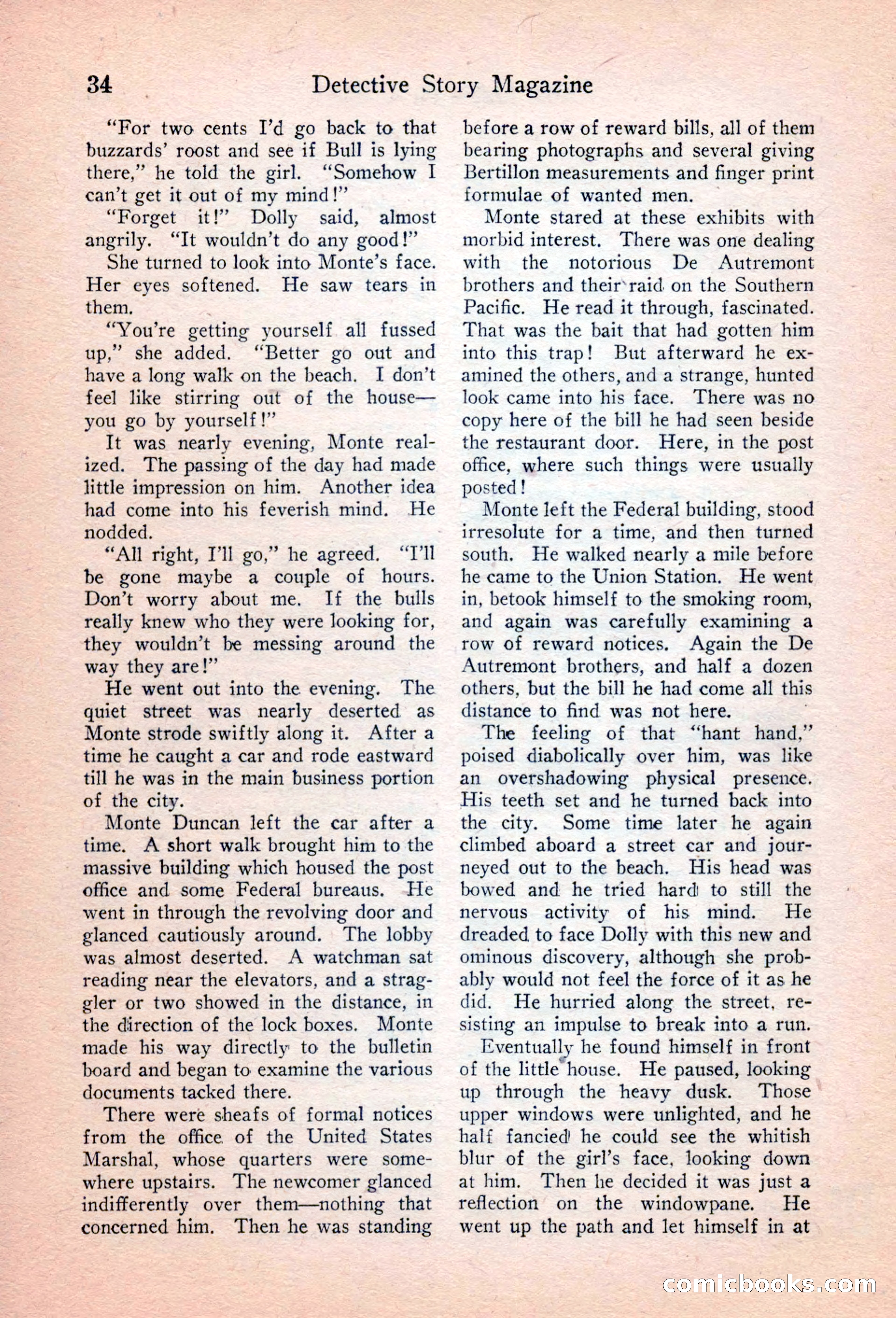 Detective Story Magazine, April 16, 1927 — page 36 of 148