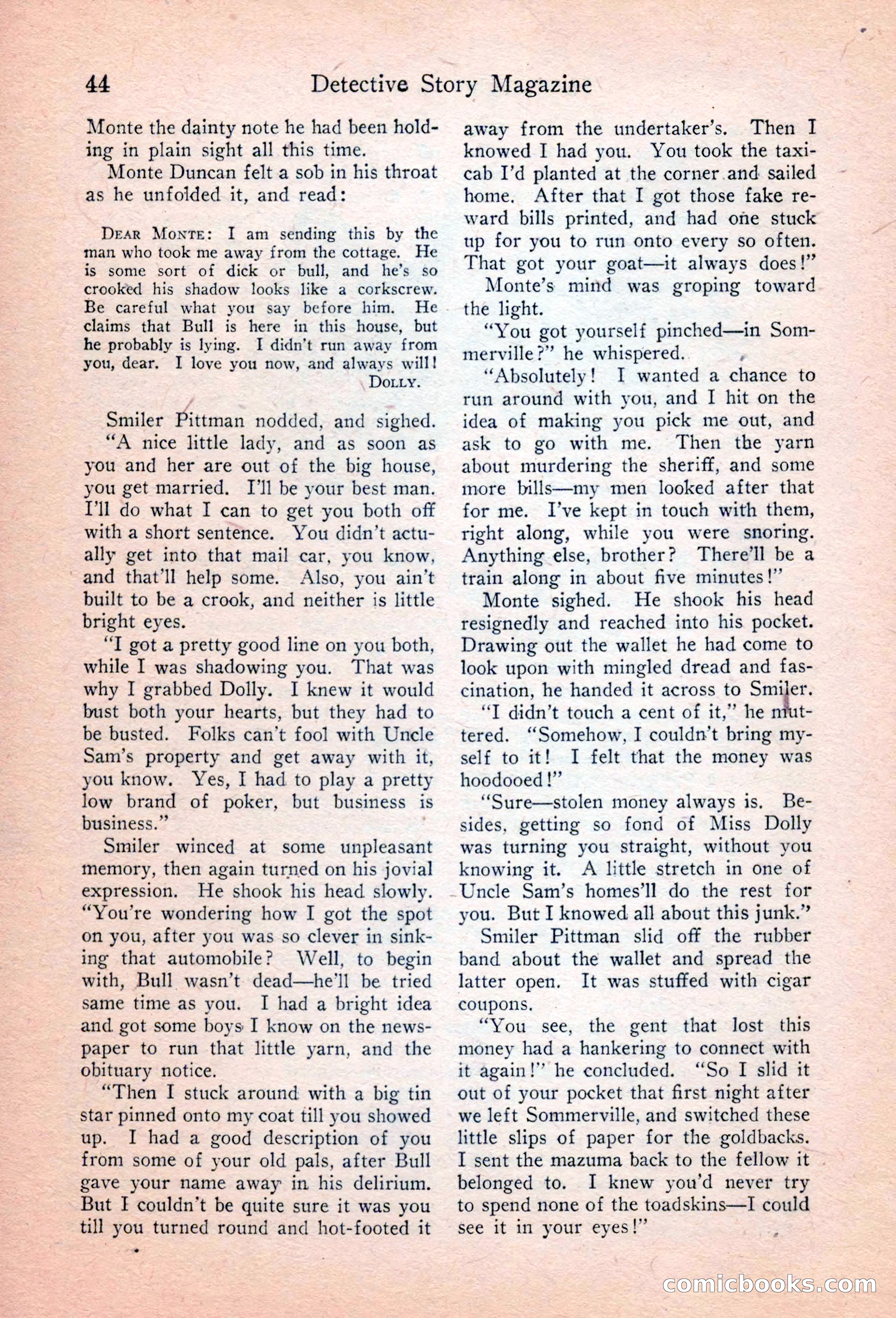 Detective Story Magazine, April 16, 1927 — page 46 of 148