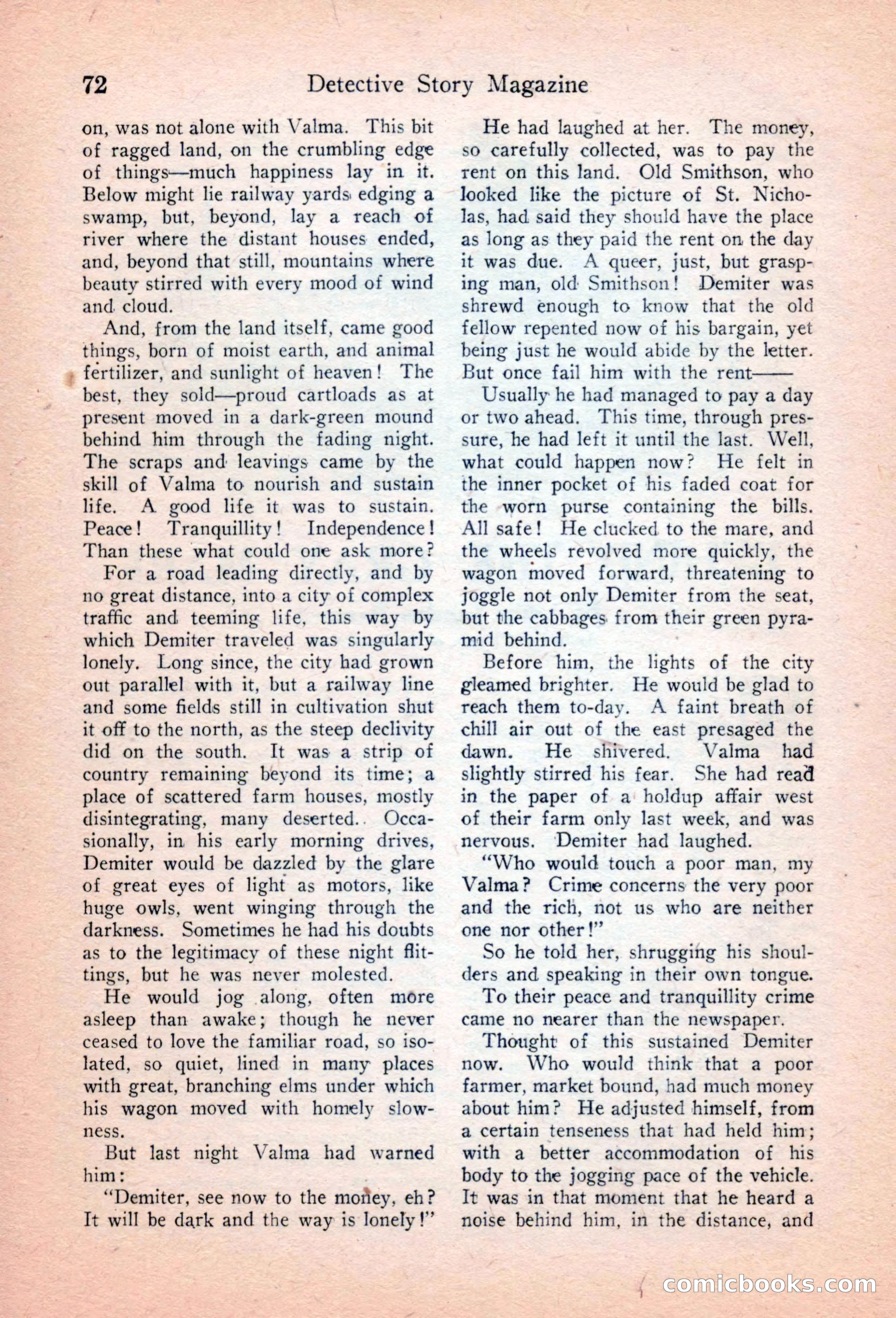 Detective Story Magazine, April 16, 1927 — page 74 of 148