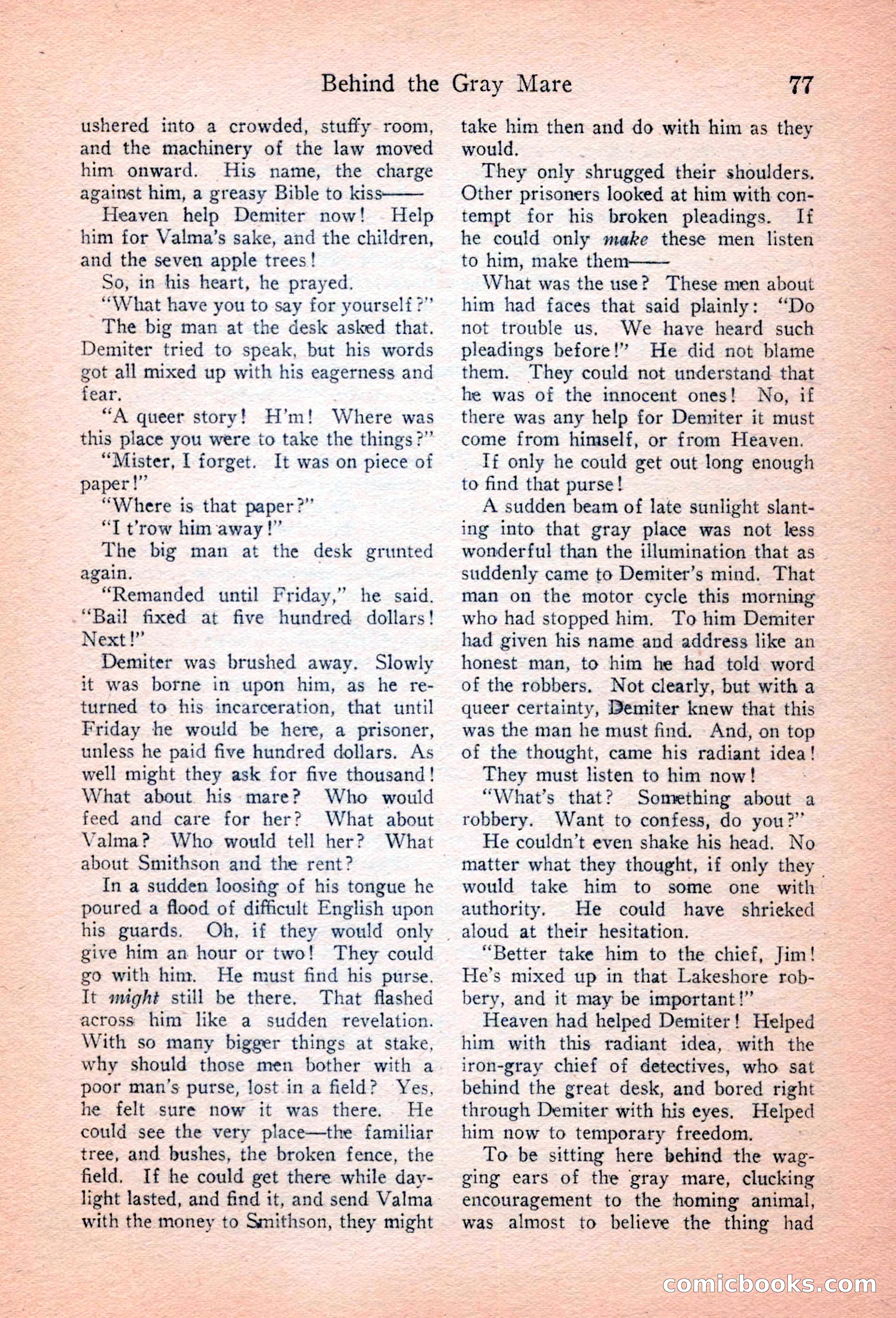 Detective Story Magazine, April 16, 1927 — page 79 of 148
