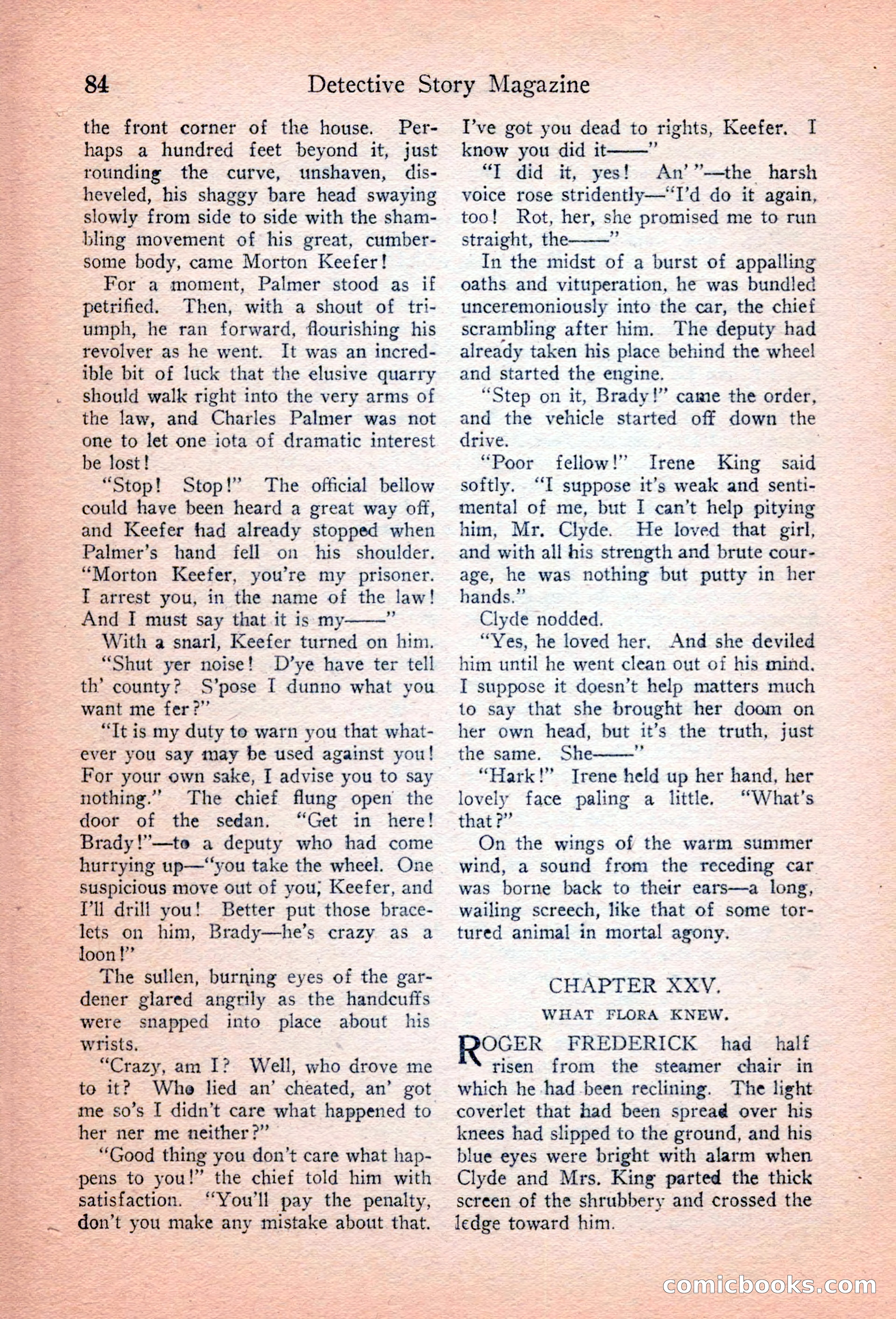 Detective Story Magazine, April 16, 1927 — page 86 of 148