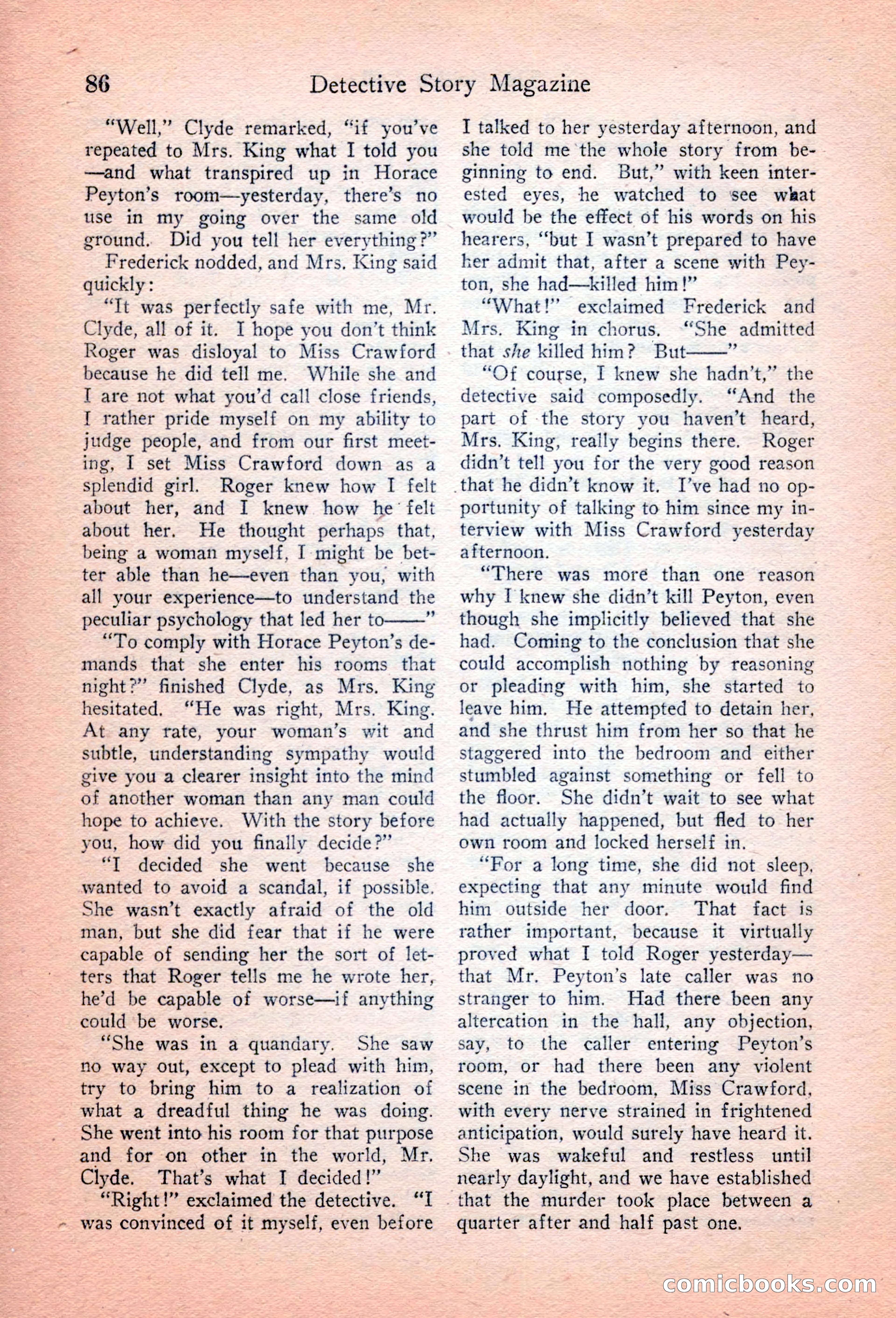 Detective Story Magazine, April 16, 1927 — page 88 of 148