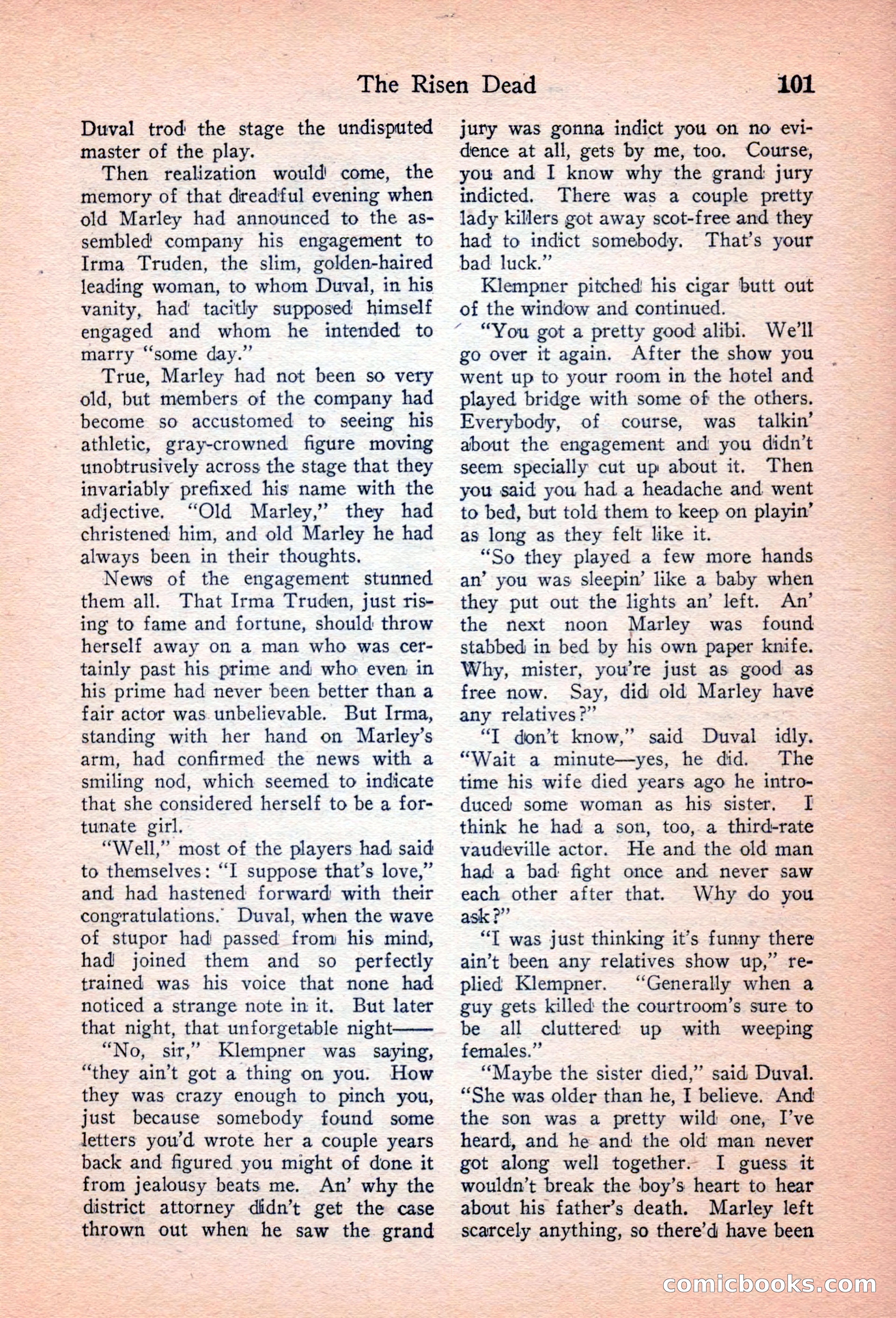 Detective Story Magazine, April 16, 1927 — page 103 of 148