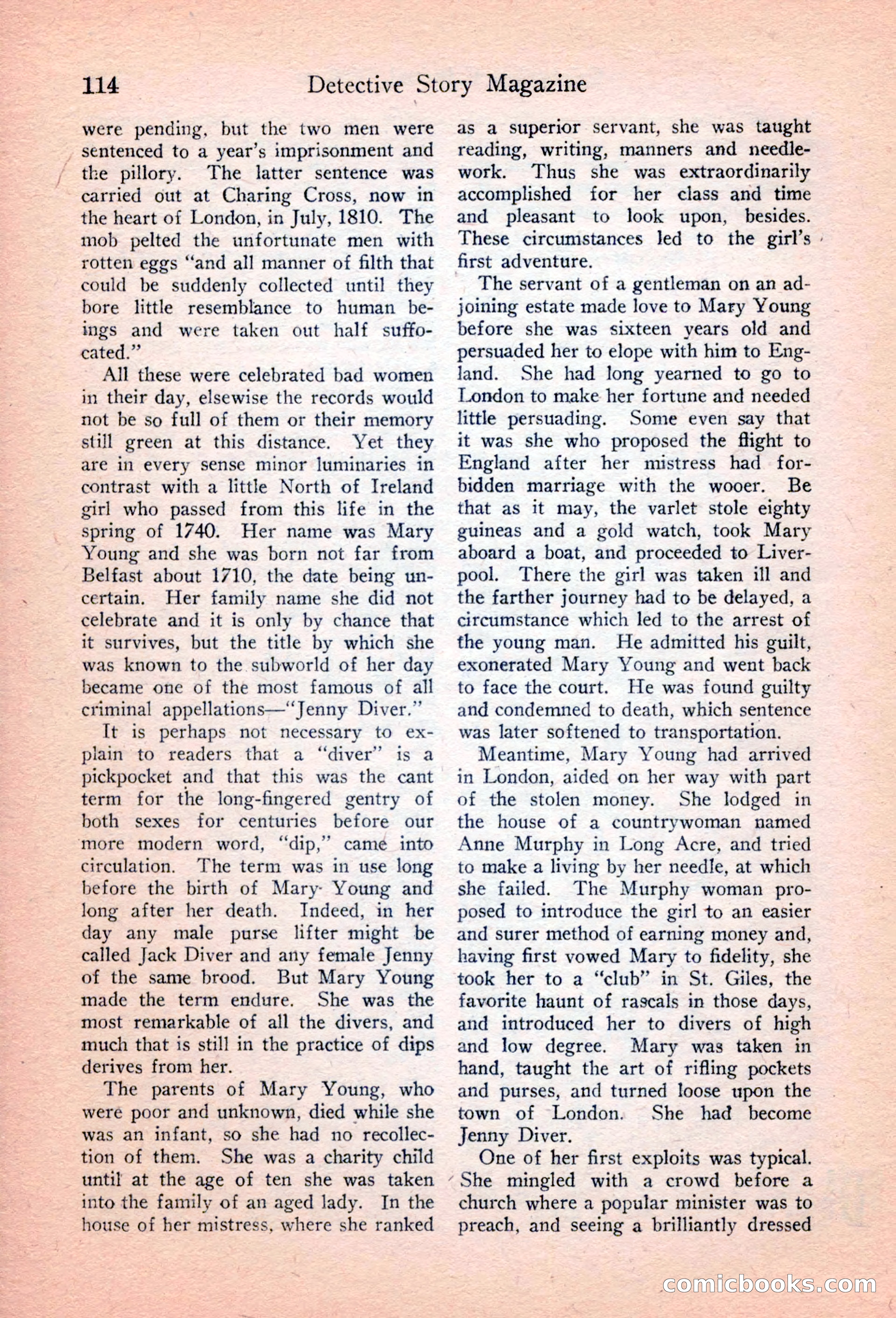 Detective Story Magazine, April 16, 1927 — page 116 of 148