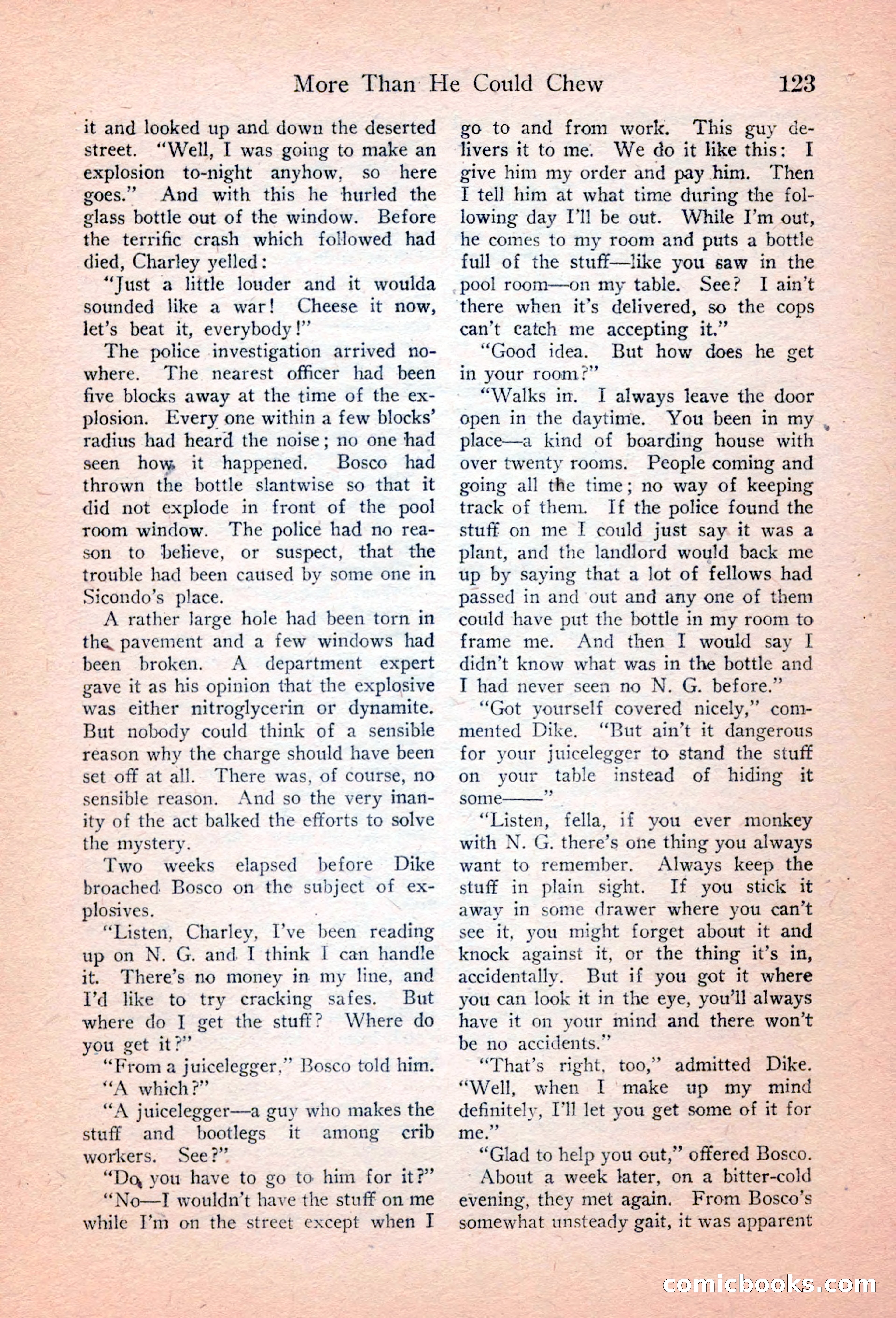 Detective Story Magazine, April 16, 1927 — page 125 of 148