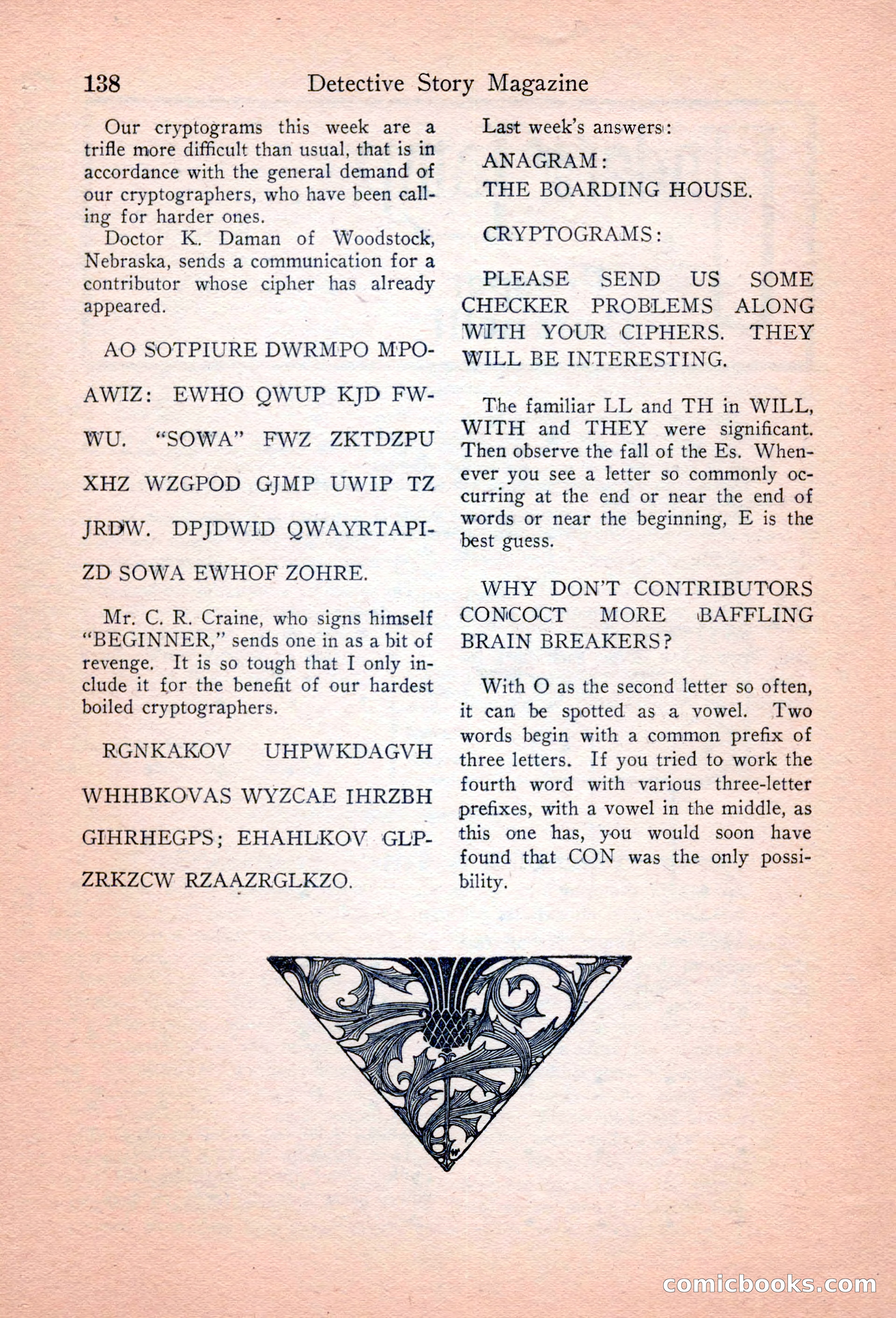Detective Story Magazine, April 16, 1927 — page 140 of 148