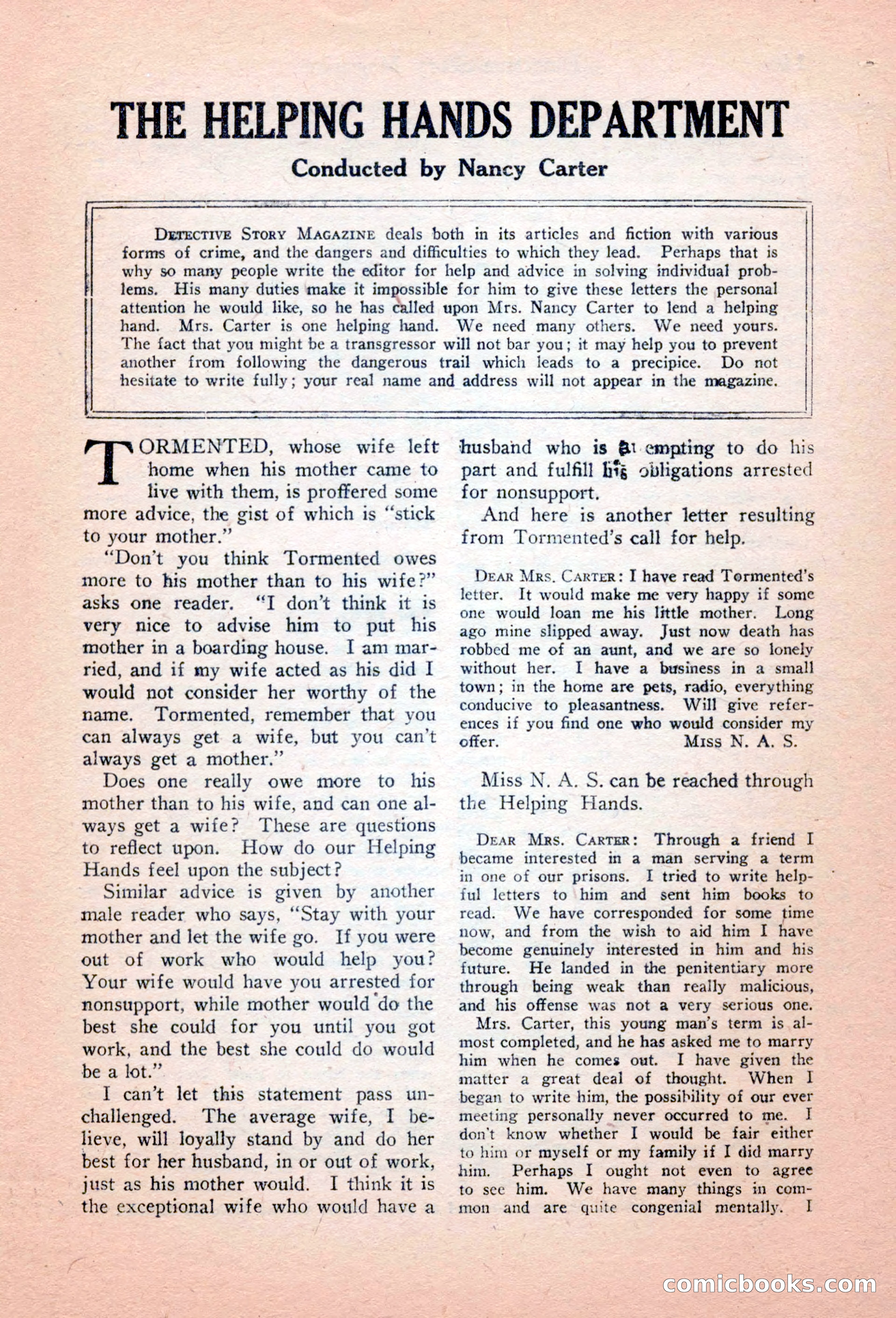 Detective Story Magazine, April 16, 1927 — page 141 of 148
