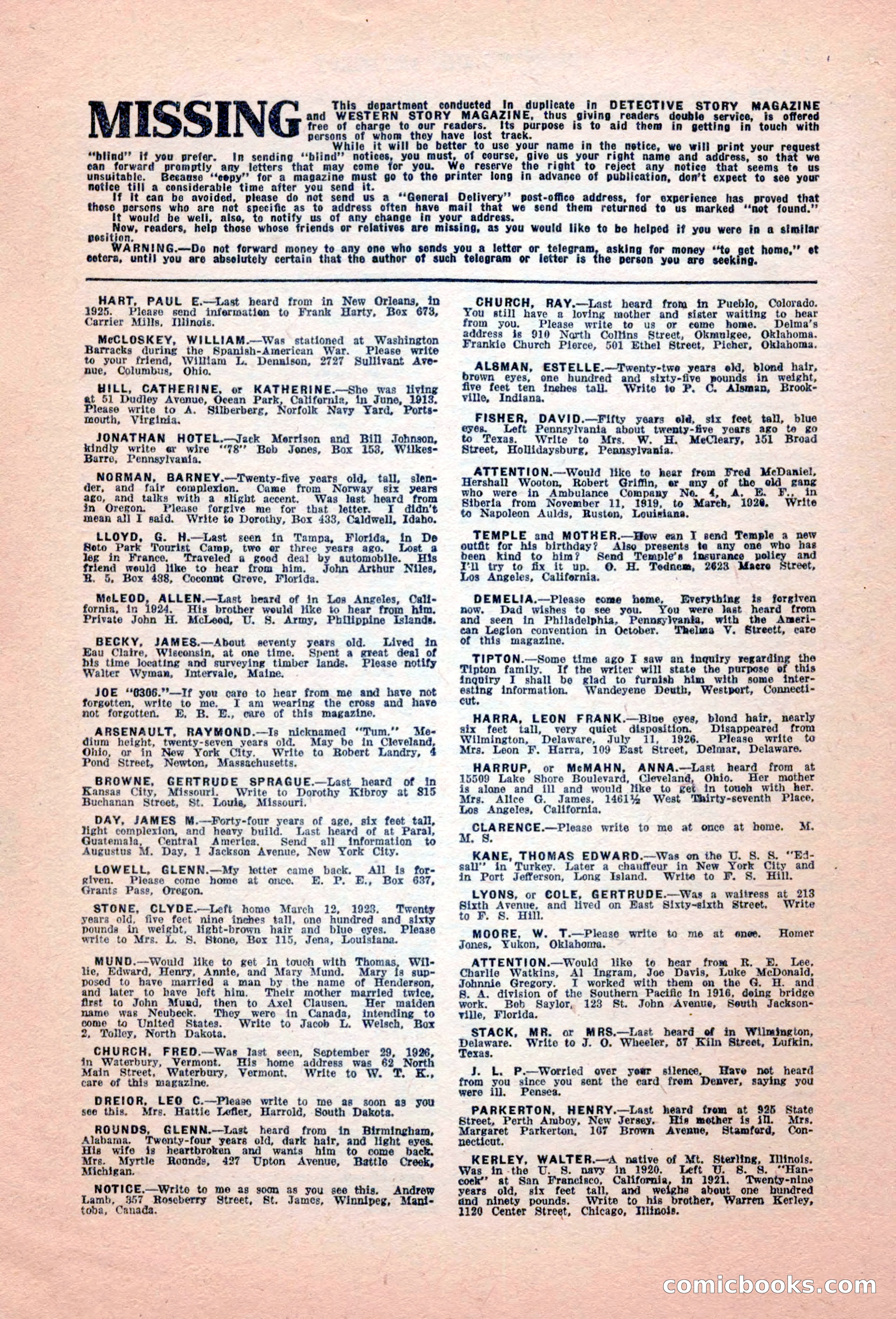 Detective Story Magazine, April 16, 1927 — page 145 of 148