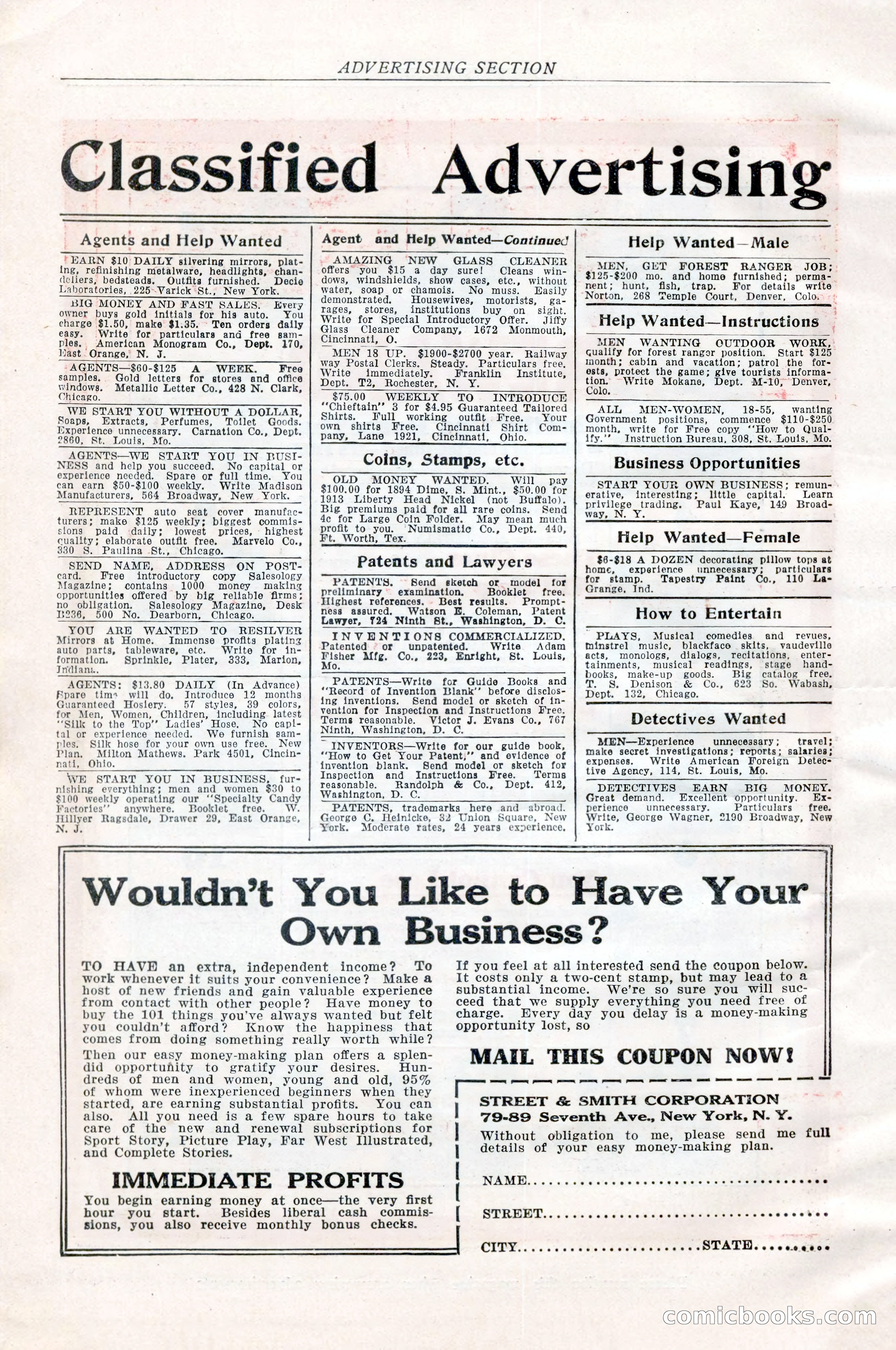 Detective Story Magazine, January 7, 1928 — page 12 of 164