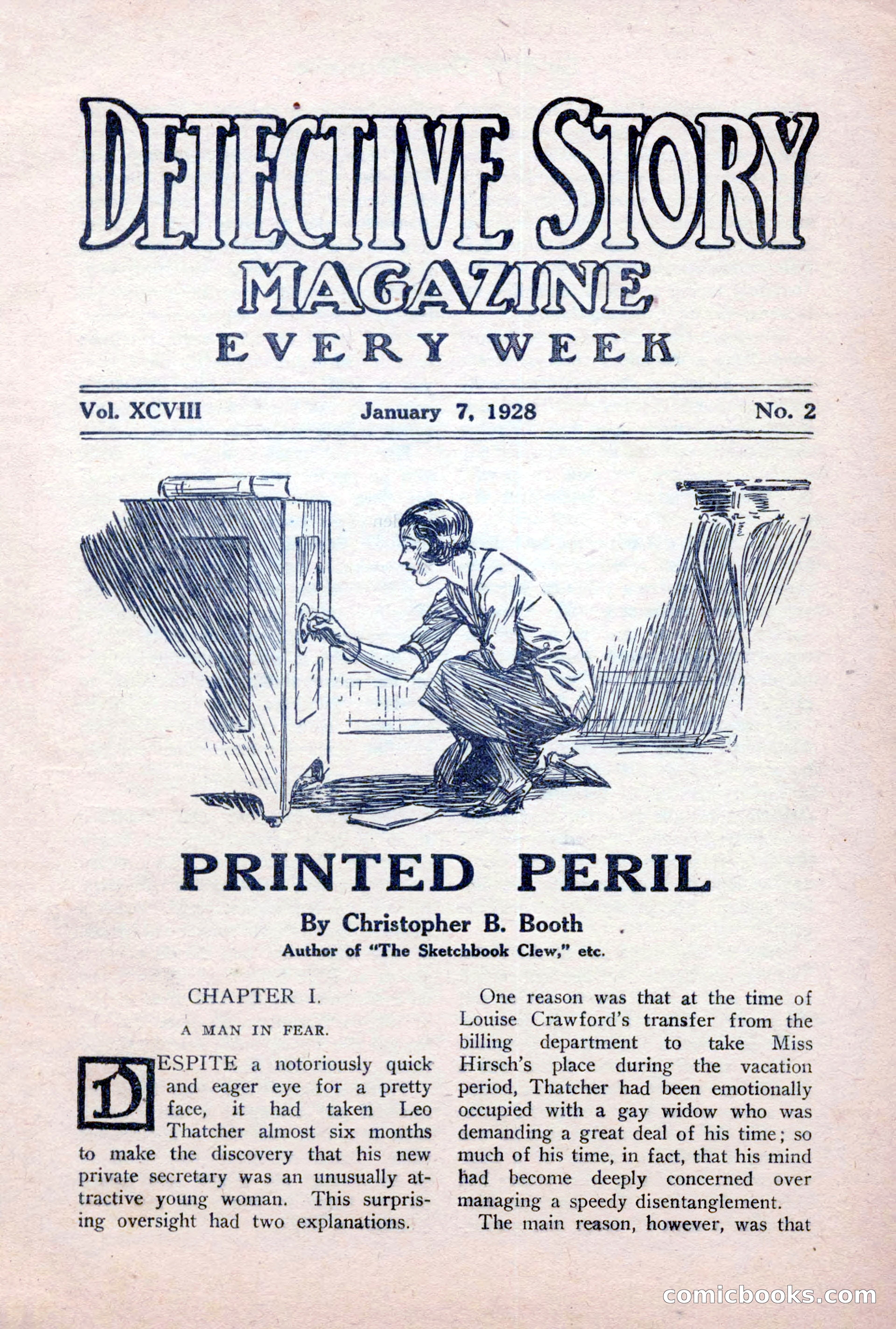 Detective Story Magazine, January 7, 1928 — page 19 of 164
