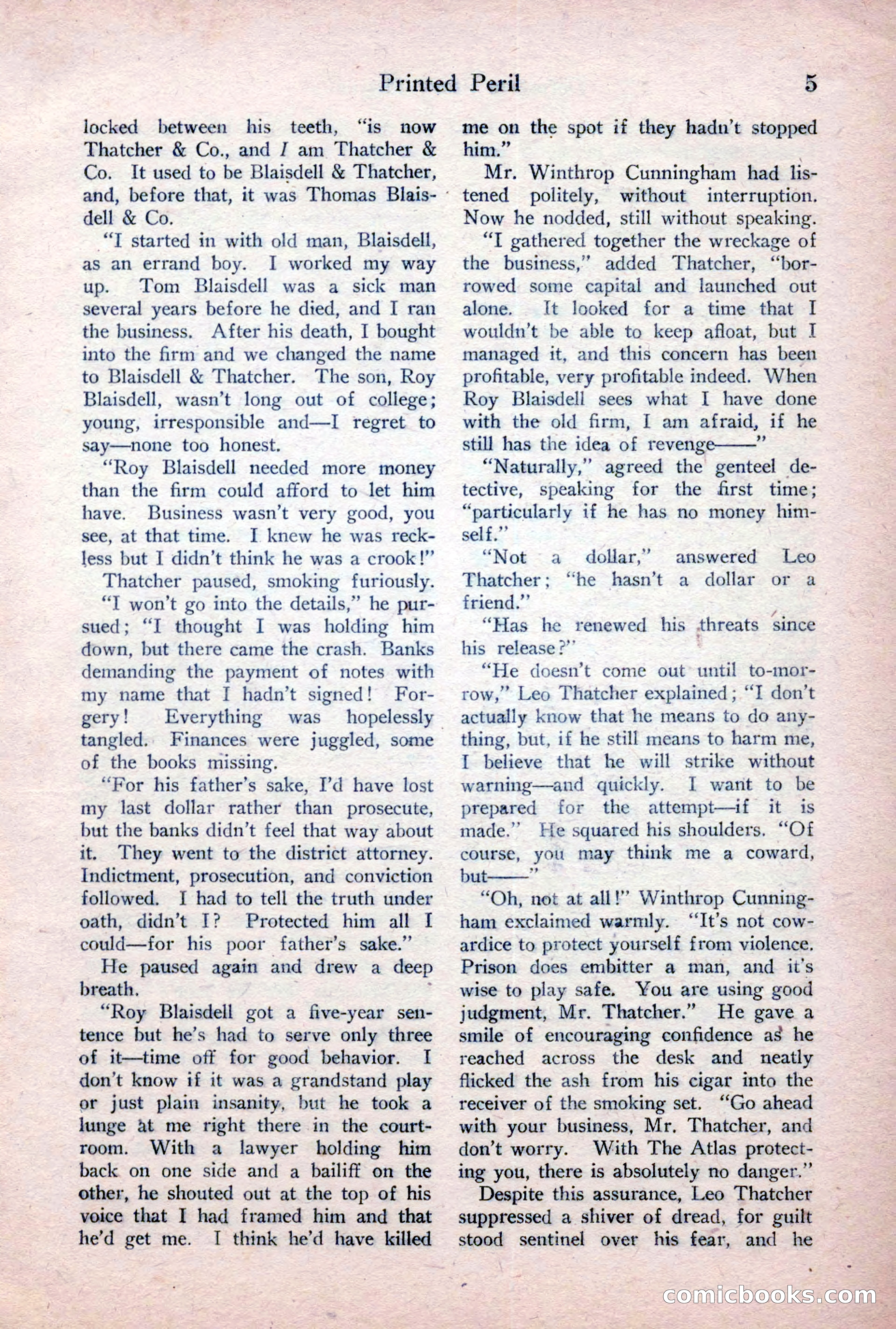 Detective Story Magazine, January 7, 1928 — page 23 of 164