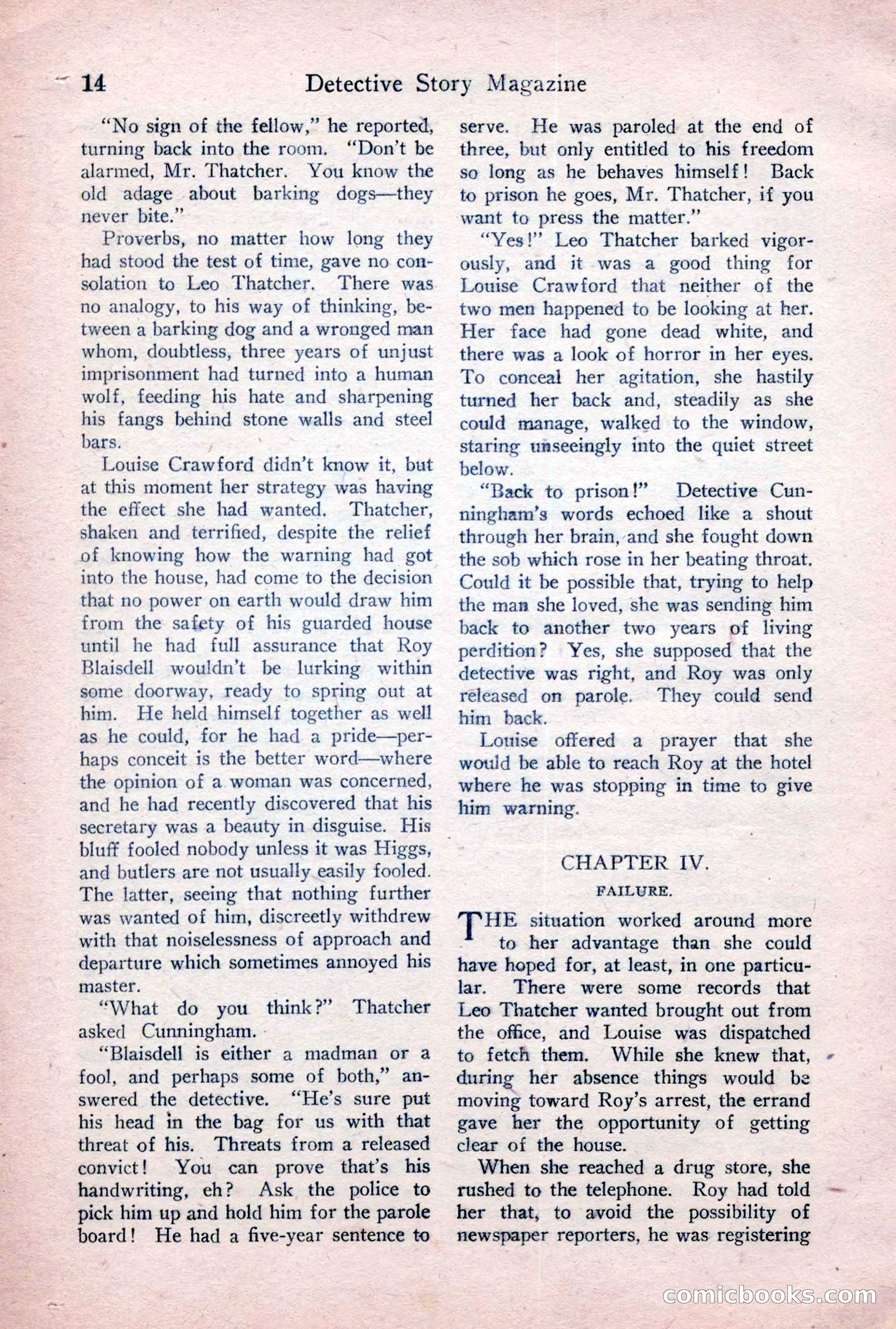 Detective Story Magazine, January 7, 1928 — page 32 of 164