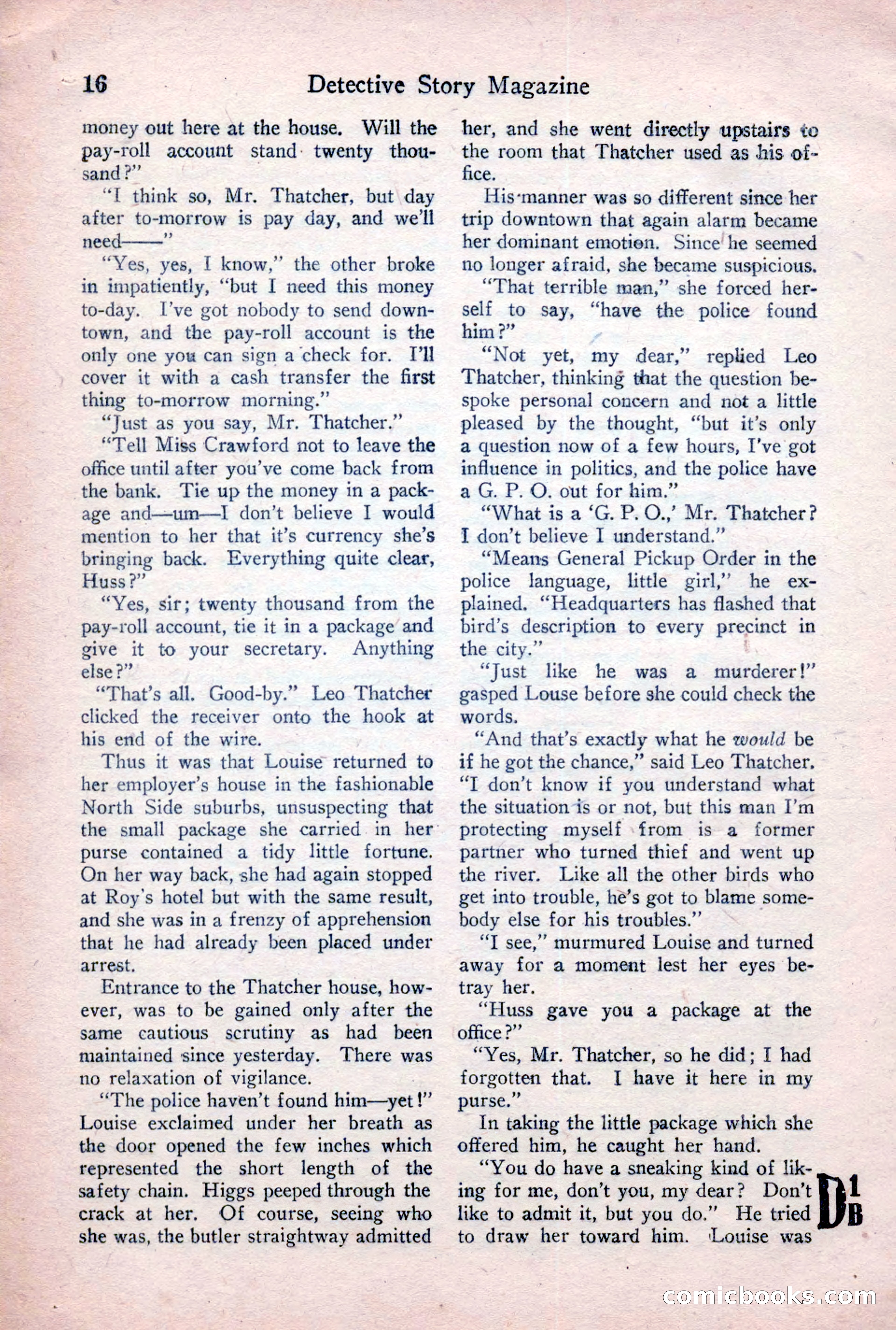 Detective Story Magazine, January 7, 1928 — page 34 of 164