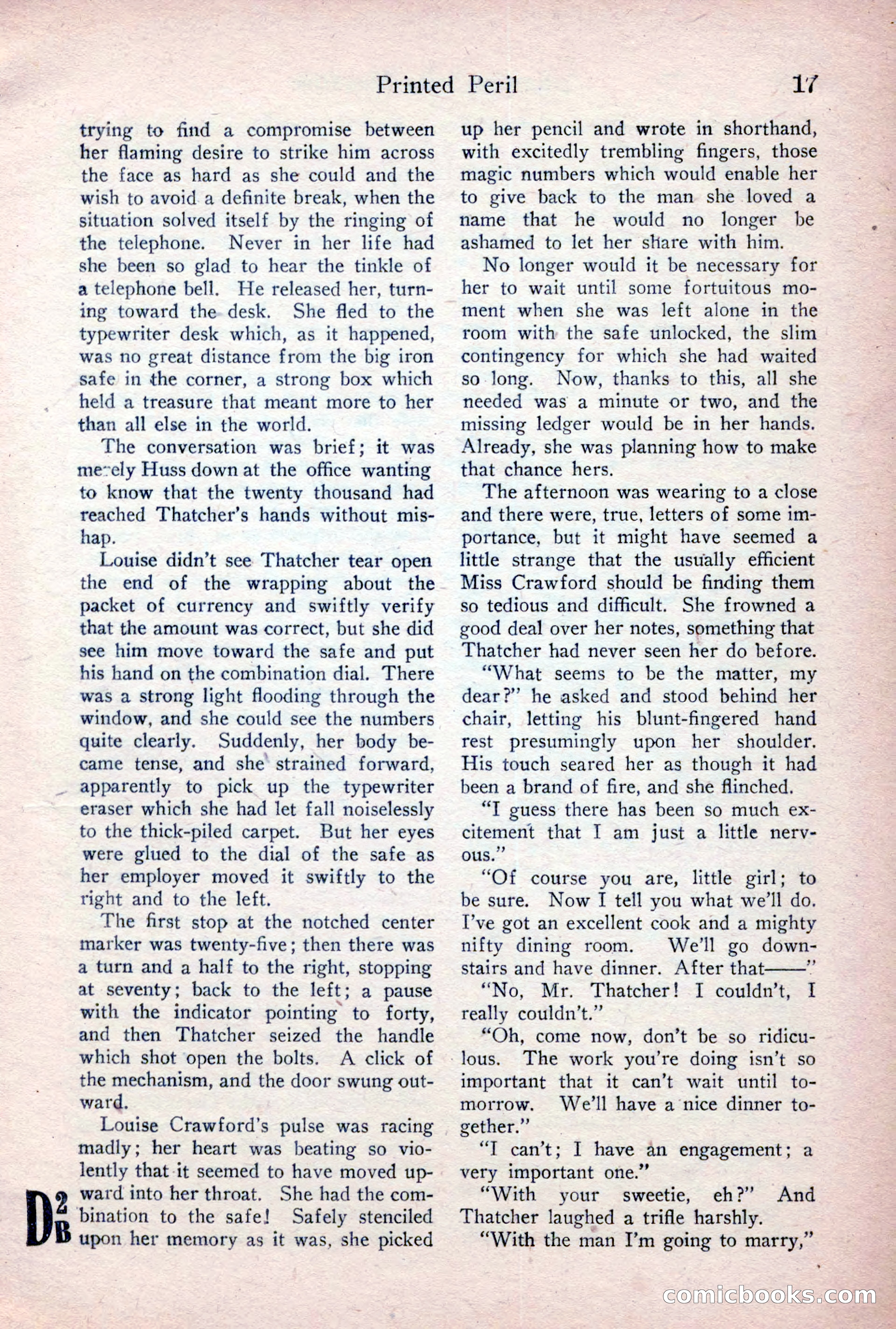 Detective Story Magazine, January 7, 1928 — page 35 of 164