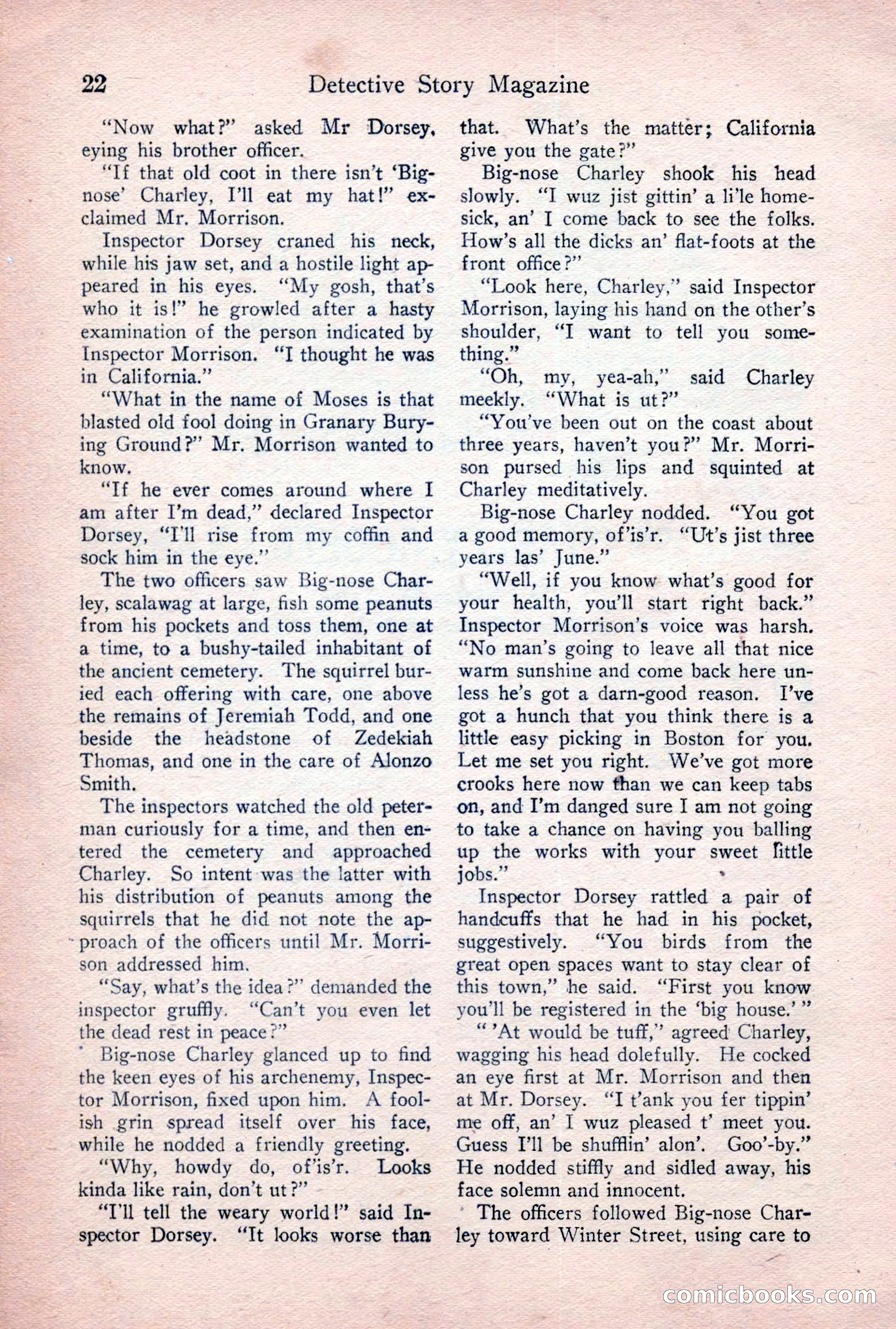 Detective Story Magazine, January 7, 1928 — page 40 of 164