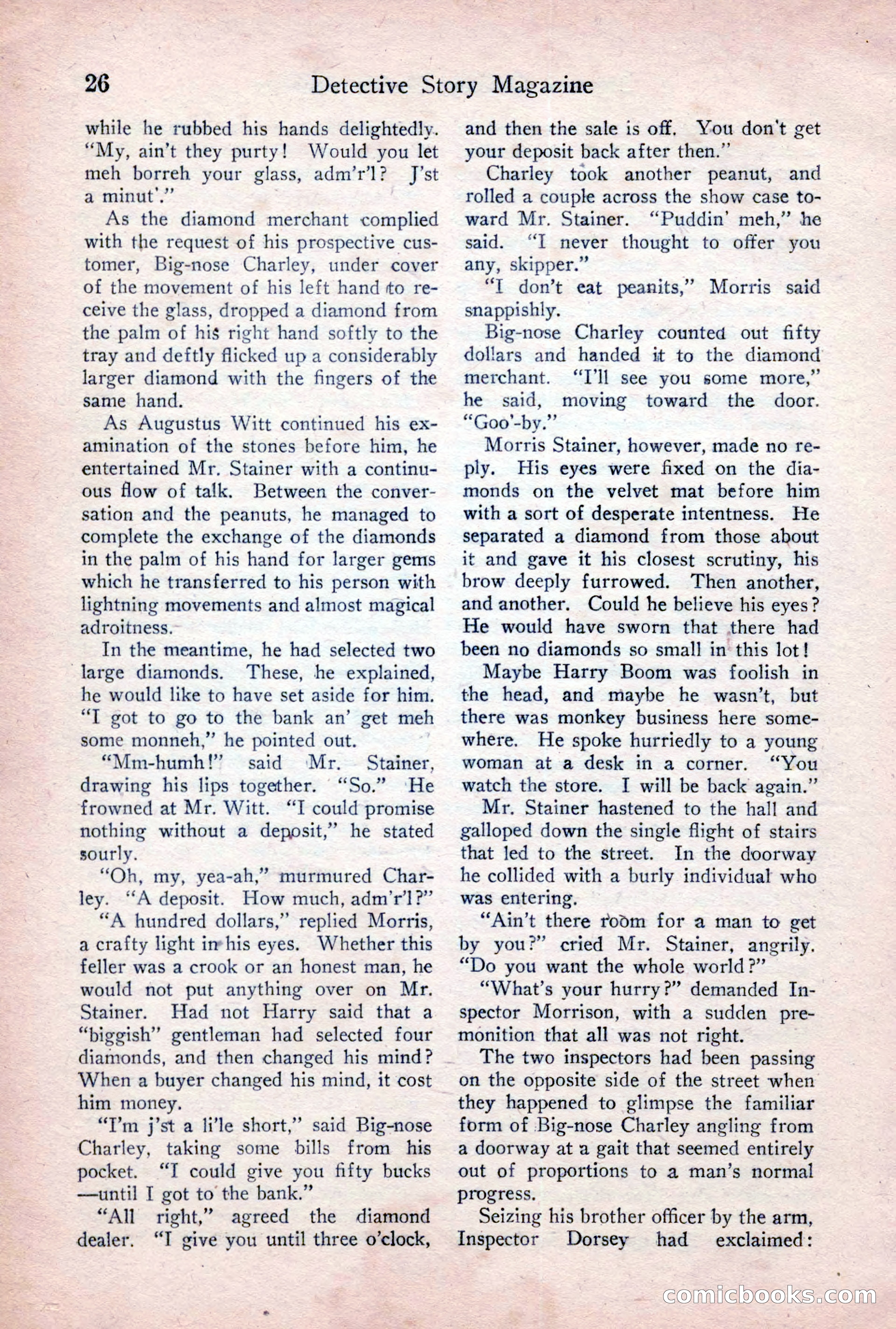 Detective Story Magazine, January 7, 1928 — page 44 of 164