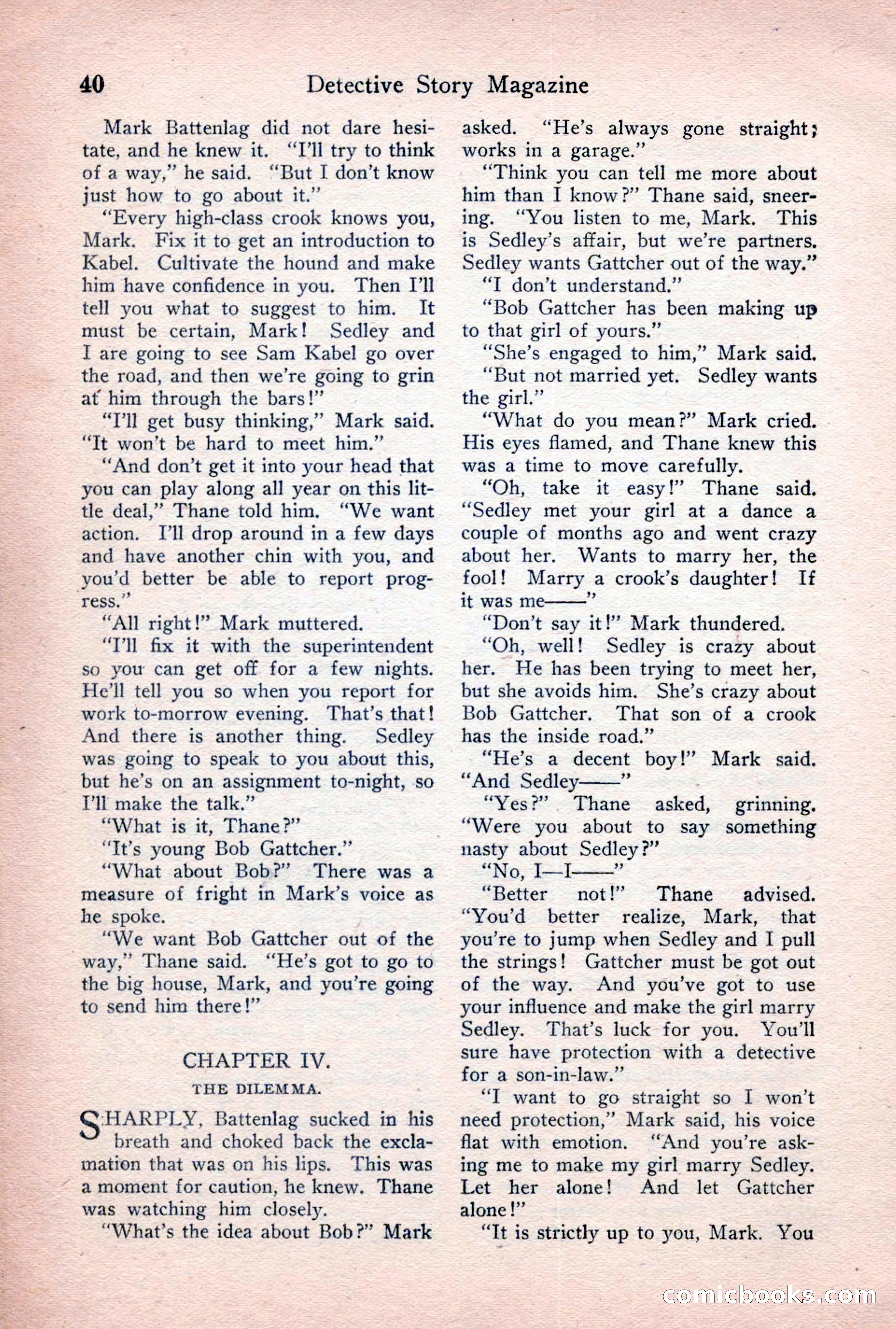 Detective Story Magazine, January 7, 1928 — page 58 of 164