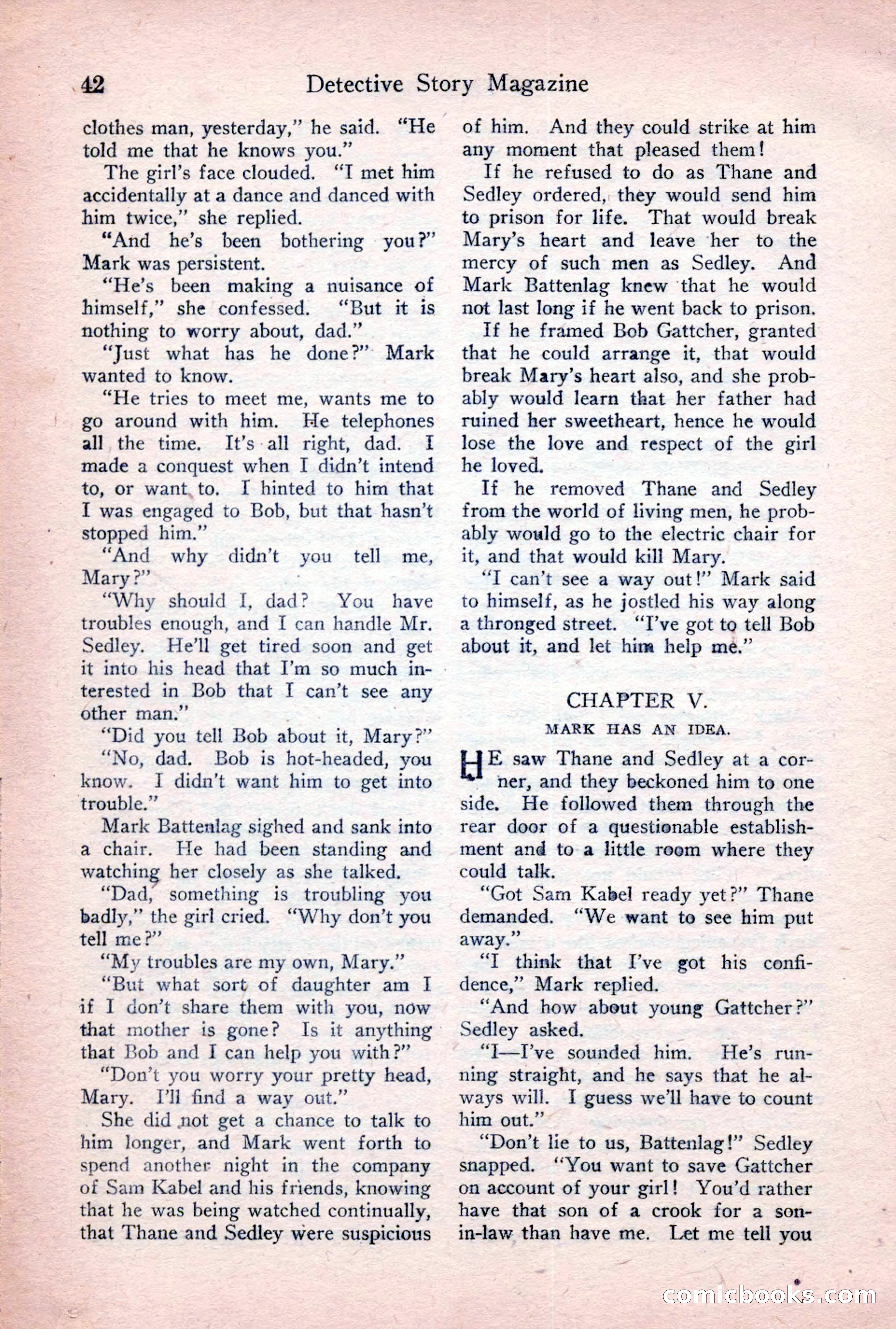 Detective Story Magazine, January 7, 1928 — page 60 of 164